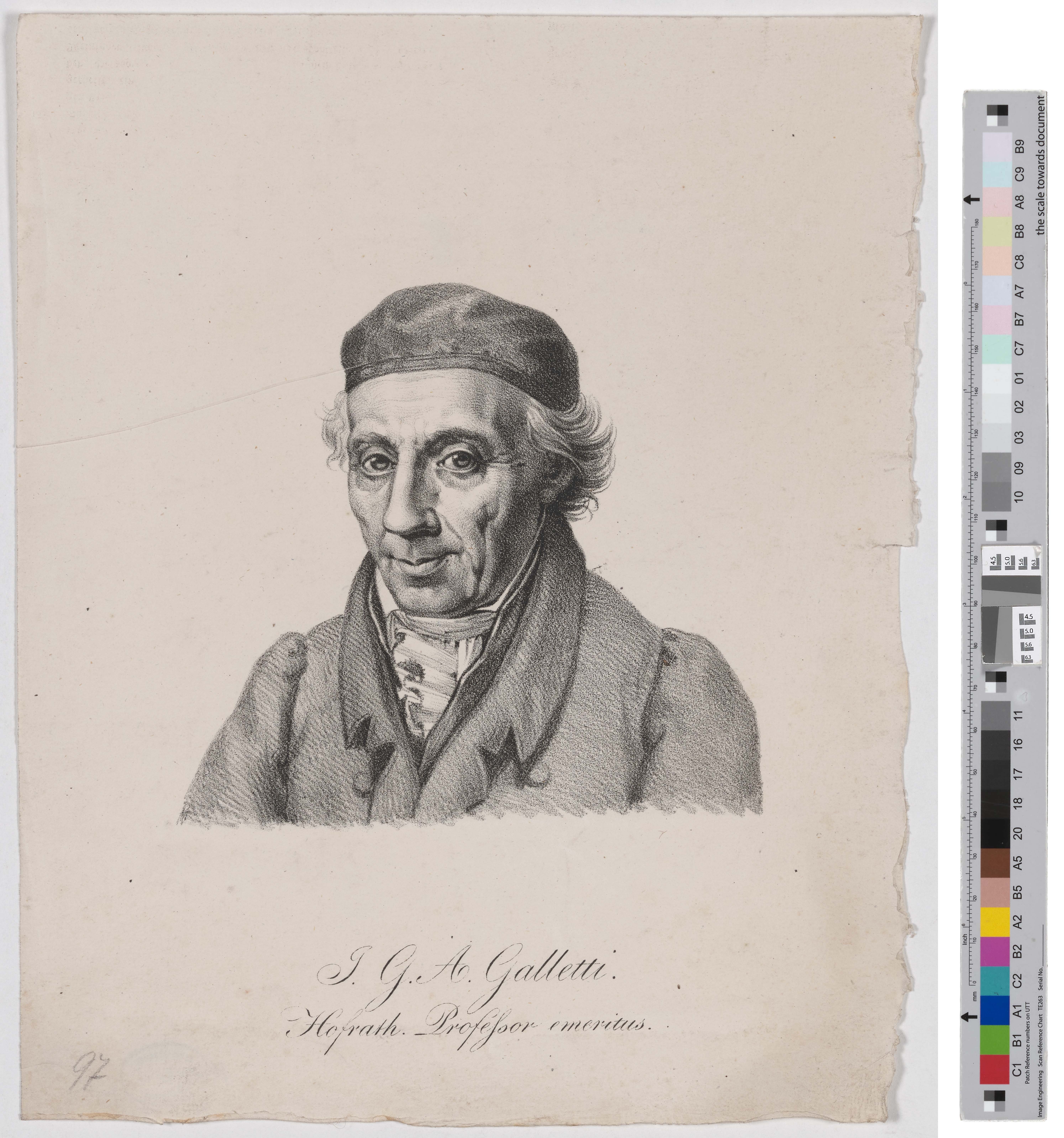 Porträt des Johann Georg August Galletti (Kreismuseum Grimma RR-F)
