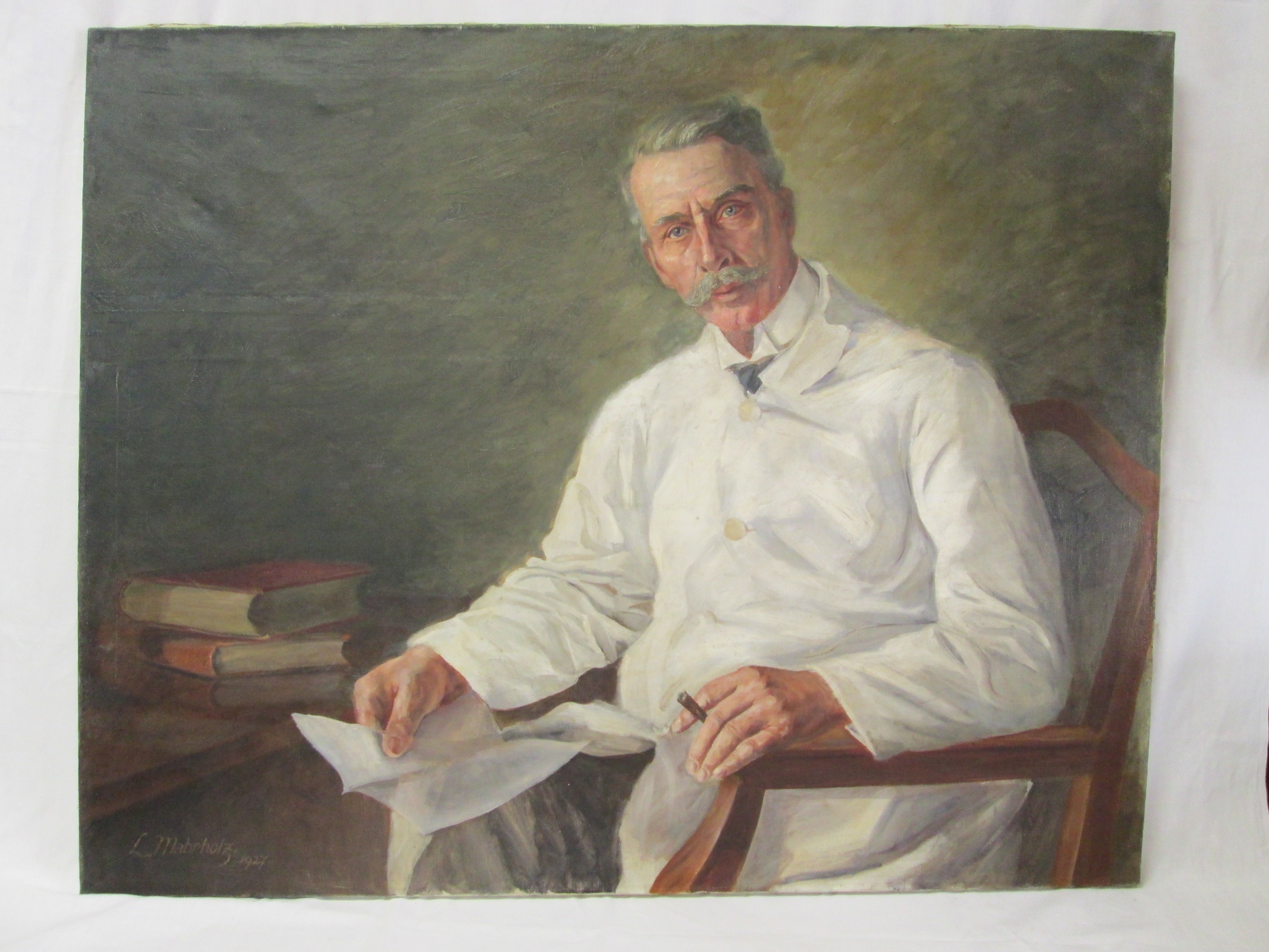 Porträt Dr. Oskar Römer (Kulturhistorisches Museum Wurzen / Ringelnatz-Sammlung CC BY-NC-SA)