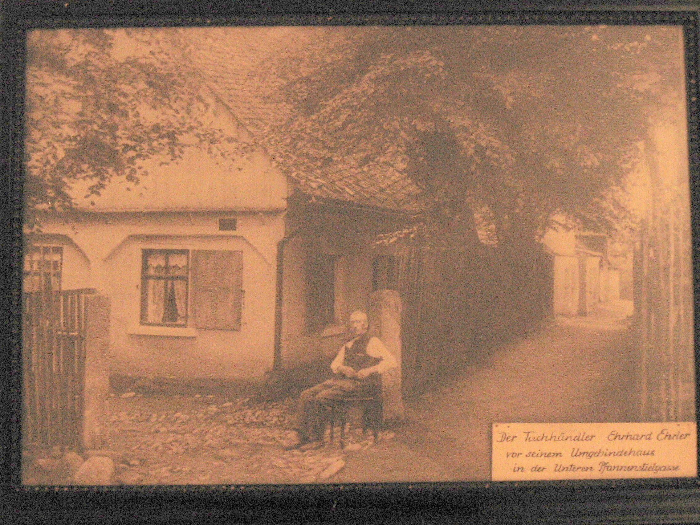 Aufnahme eines Umgebindehauses (Stadtmuseum Lengenfeld CC BY-NC-SA)