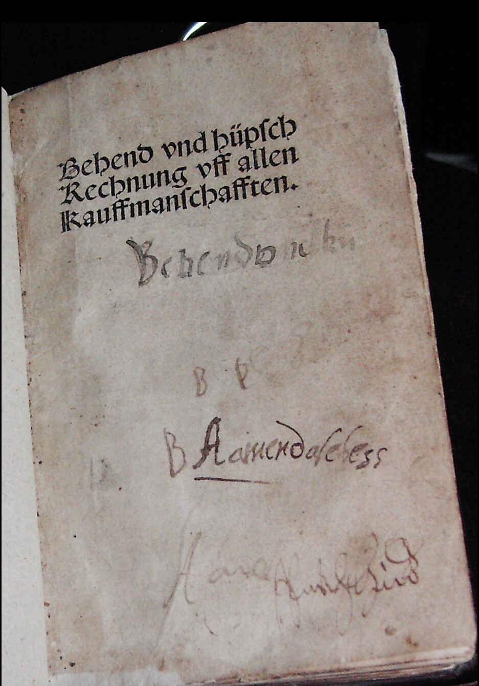 Kaufmannsrechenbuch (Adam-Ries-Bund e. V. CC BY-NC-SA)