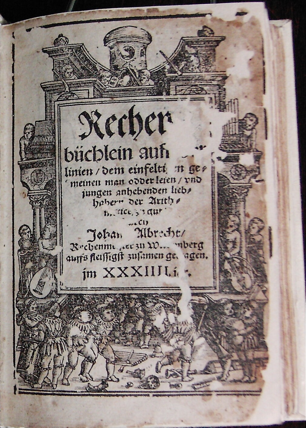 Rechenbüchlein Johann Albert (Adam-Ries-Bund e. V. CC BY-NC-SA)