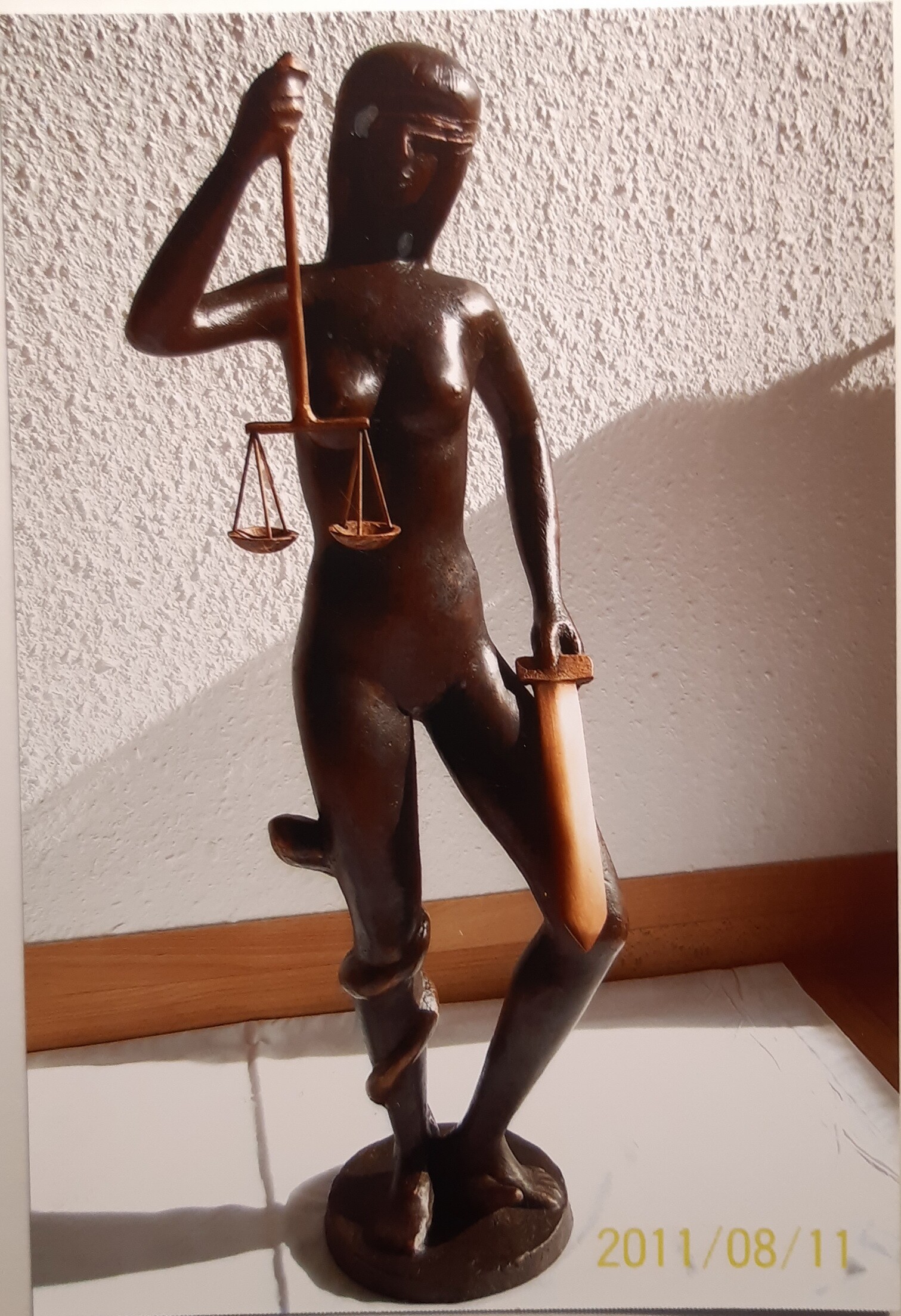 Justitia, 2011 (Stadt- und Bergbaumuseum Freiberg CC BY-NC-SA)