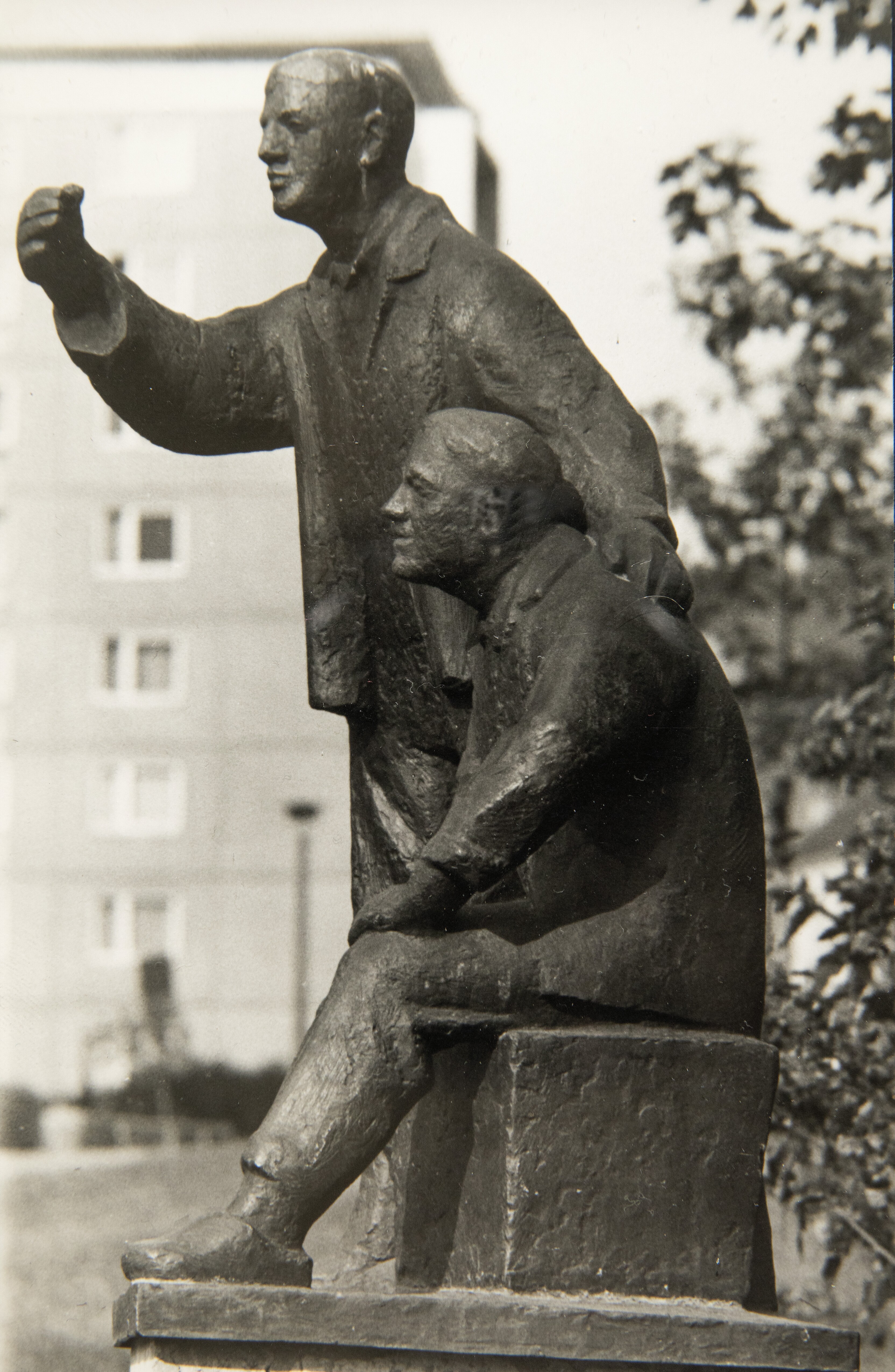 WV 75, „Zwei Arbeiter”, um 1965 (Stadt- und Bergbaumuseum Freiberg CC BY-NC-SA)