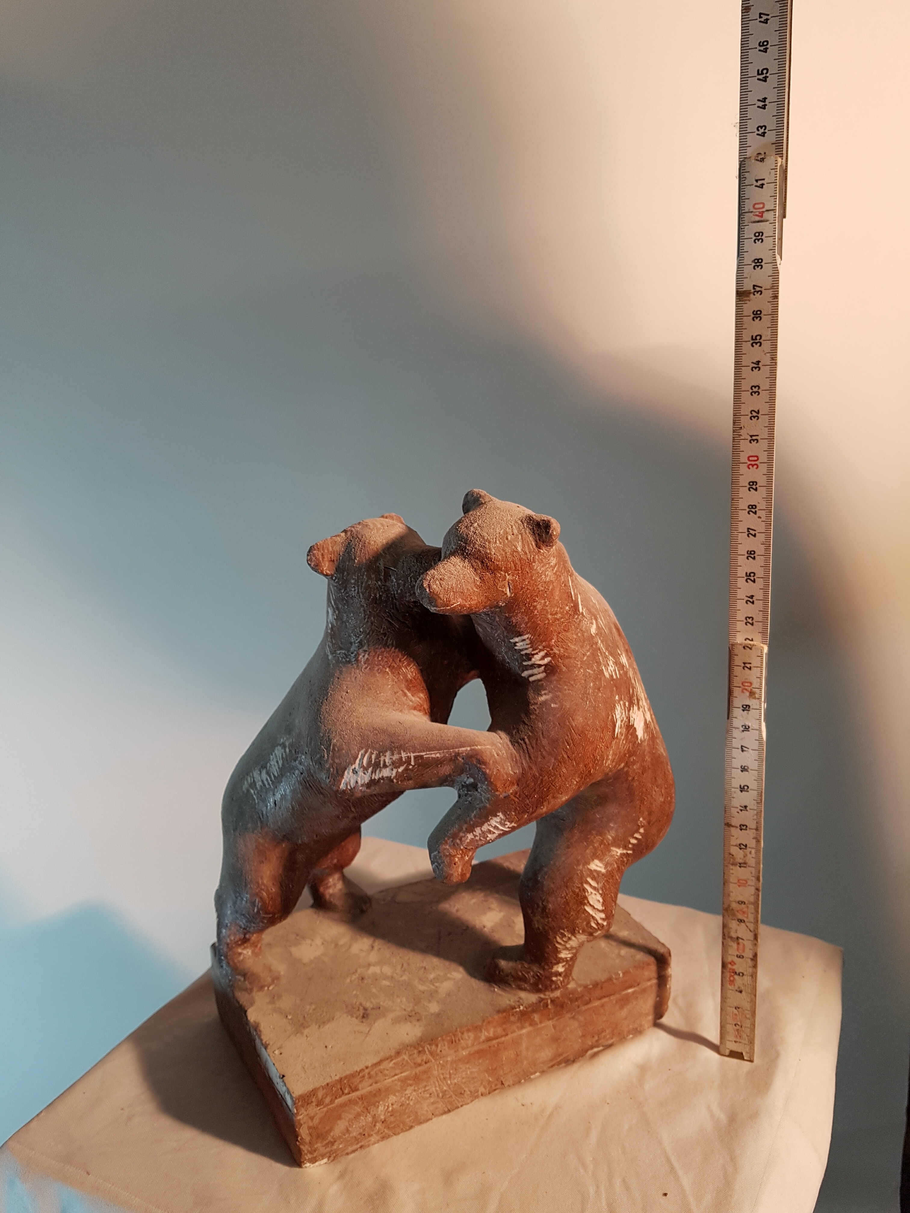 Zwei spielende Bären (Stadt- und Bergbaumuseum Freiberg CC BY-NC-SA)