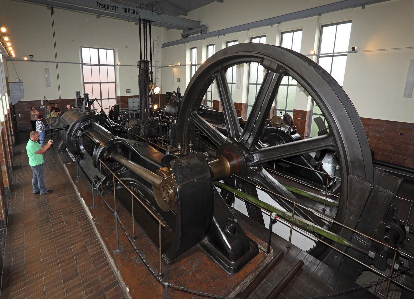 Dampfmaschine (Bergbaumuseum Oelsnitz / Erzgebirge CC BY-NC-ND)