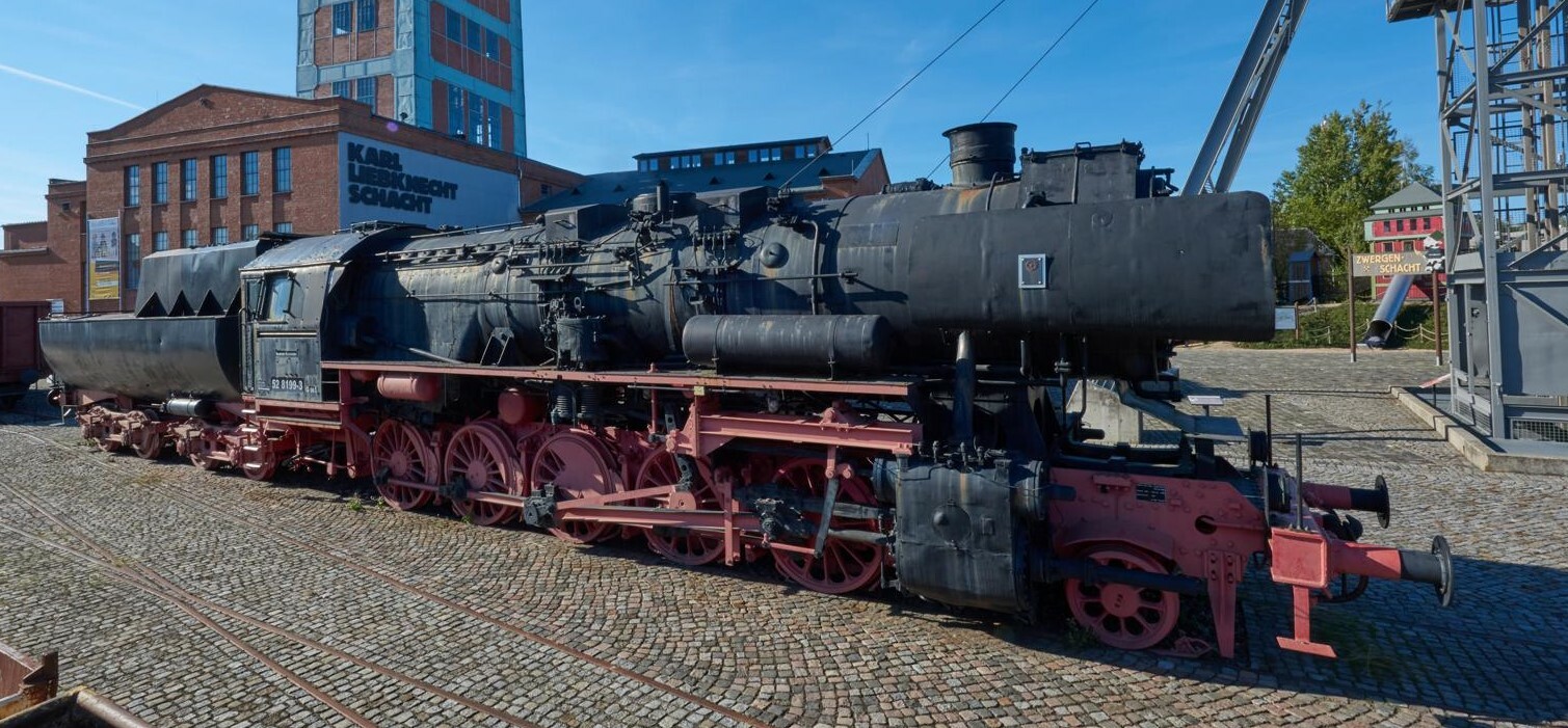 Dampflokomotive (Bergbaumuseum Oelsnitz / Erzgebirge CC BY-NC-ND)
