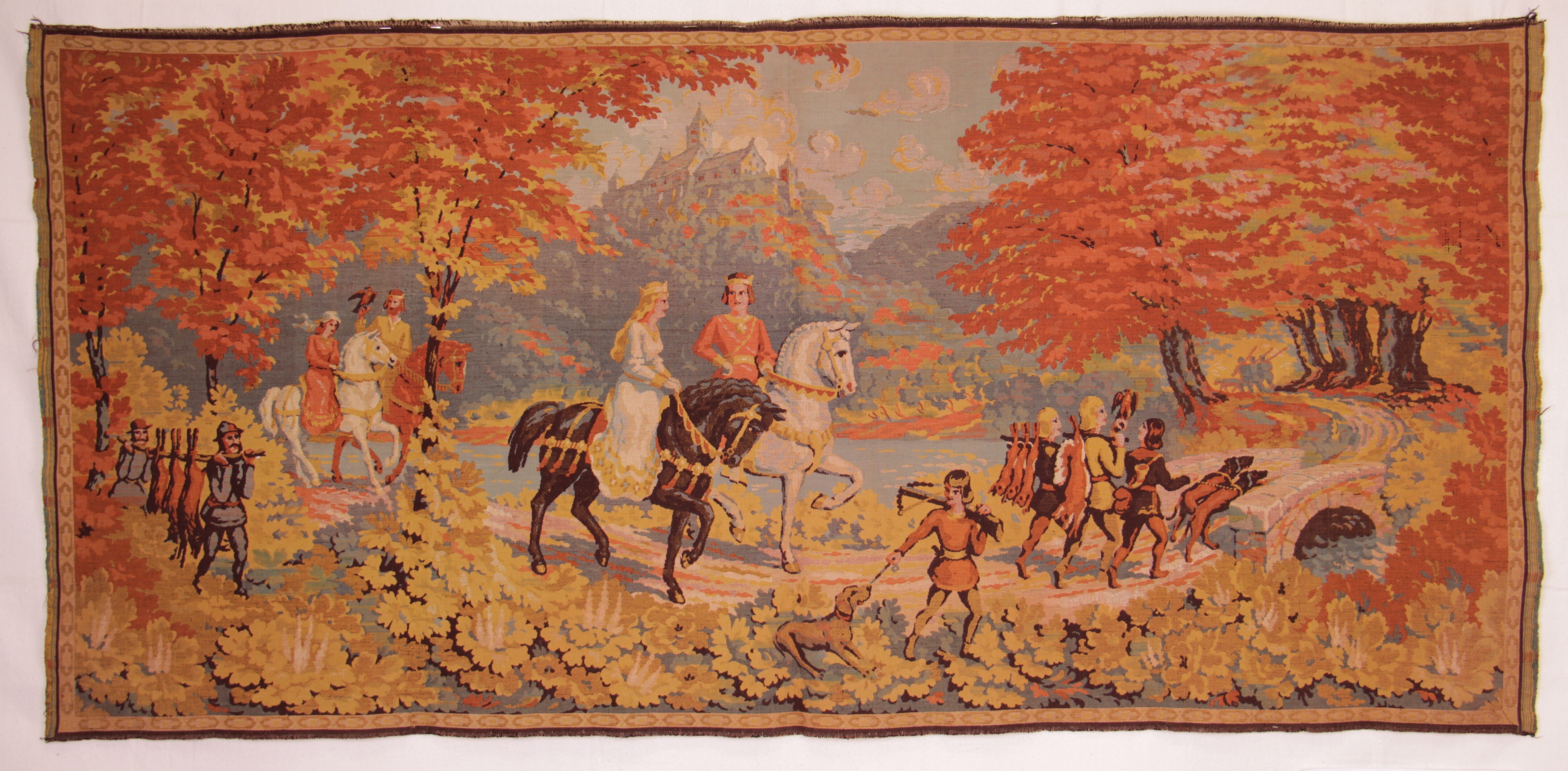Wandbild: Textilbild & Hubertus (Textil-und Rennsportmuseum Hohenstein-Ernstthal CC BY-NC-SA)