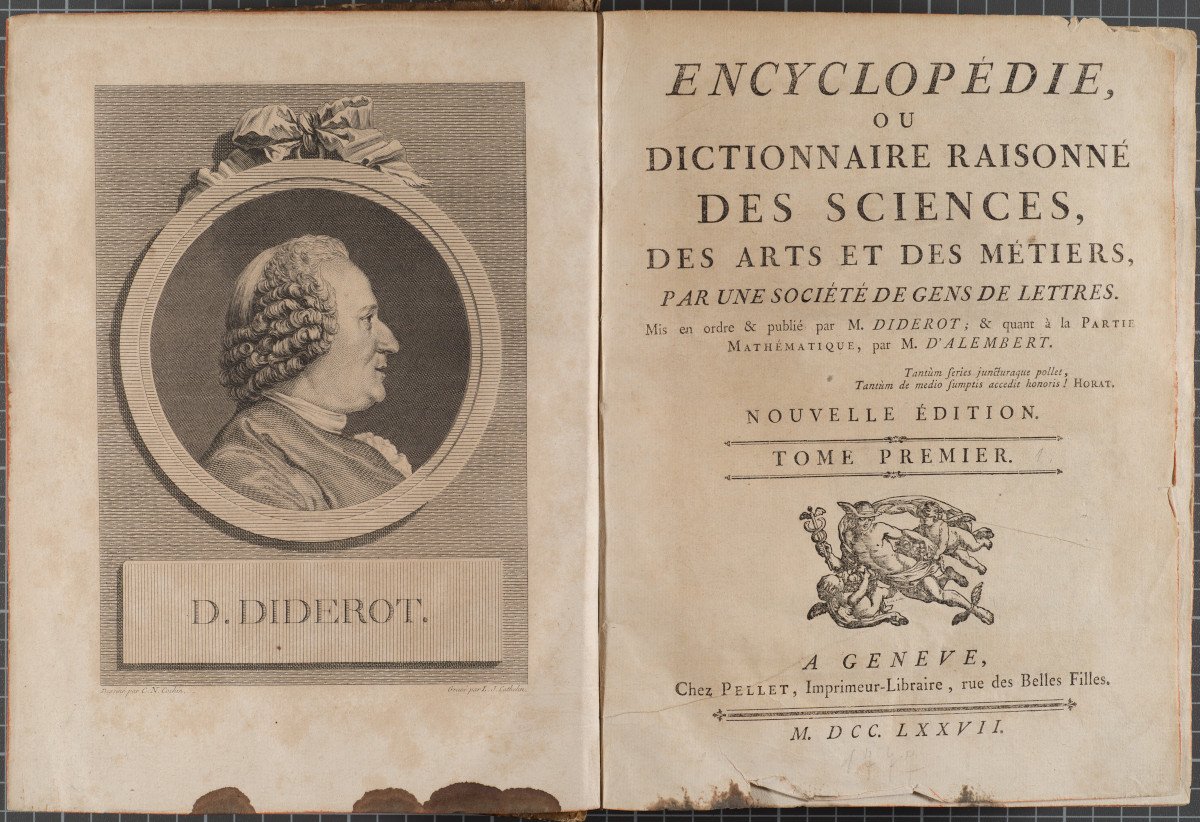 Encyclopédie ou Dictionnaire raisonné des Sciences, des Arts et des Métiers: Bd. 1 (Gerda und Klaus Tschira Stiftung CC BY-NC-ND)
