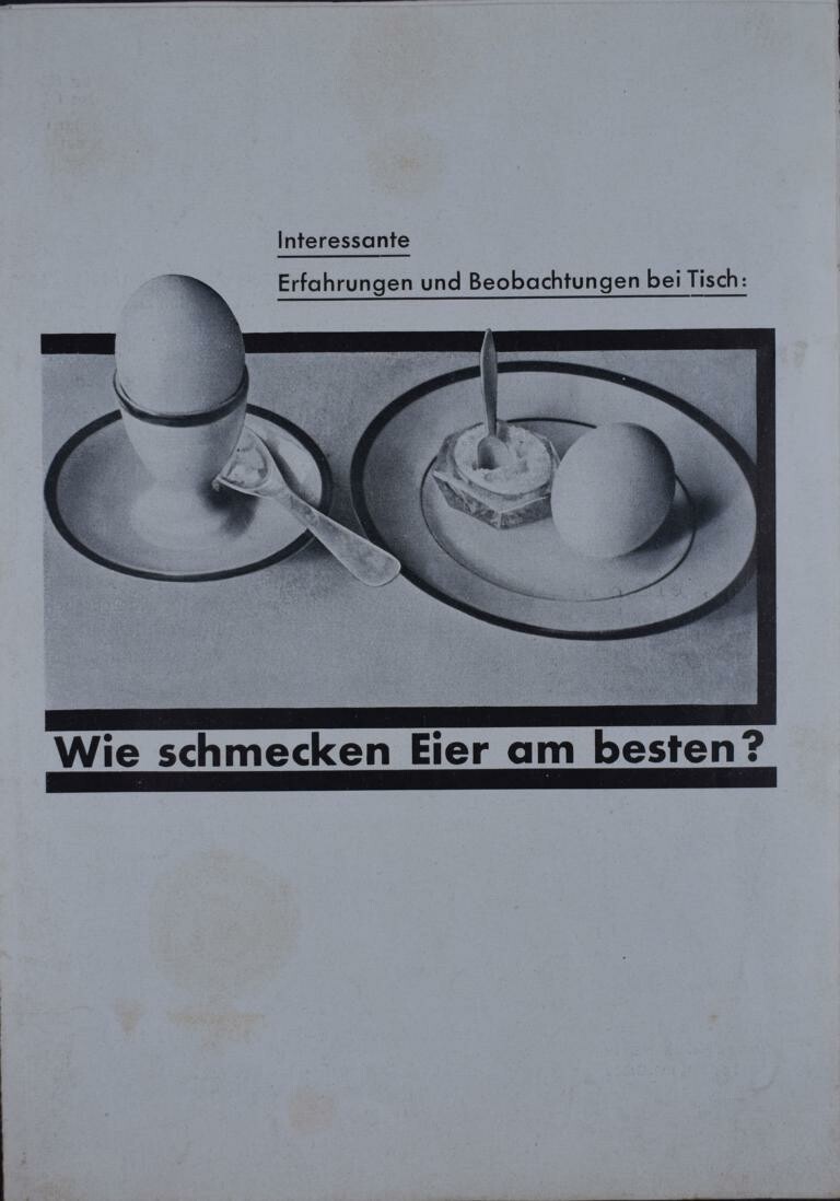 Prospekt Fa. Lots "Wie schmecken Eier am besten?" (Perlmutter- und Heimatmuseum Adorf CC BY-NC-SA)