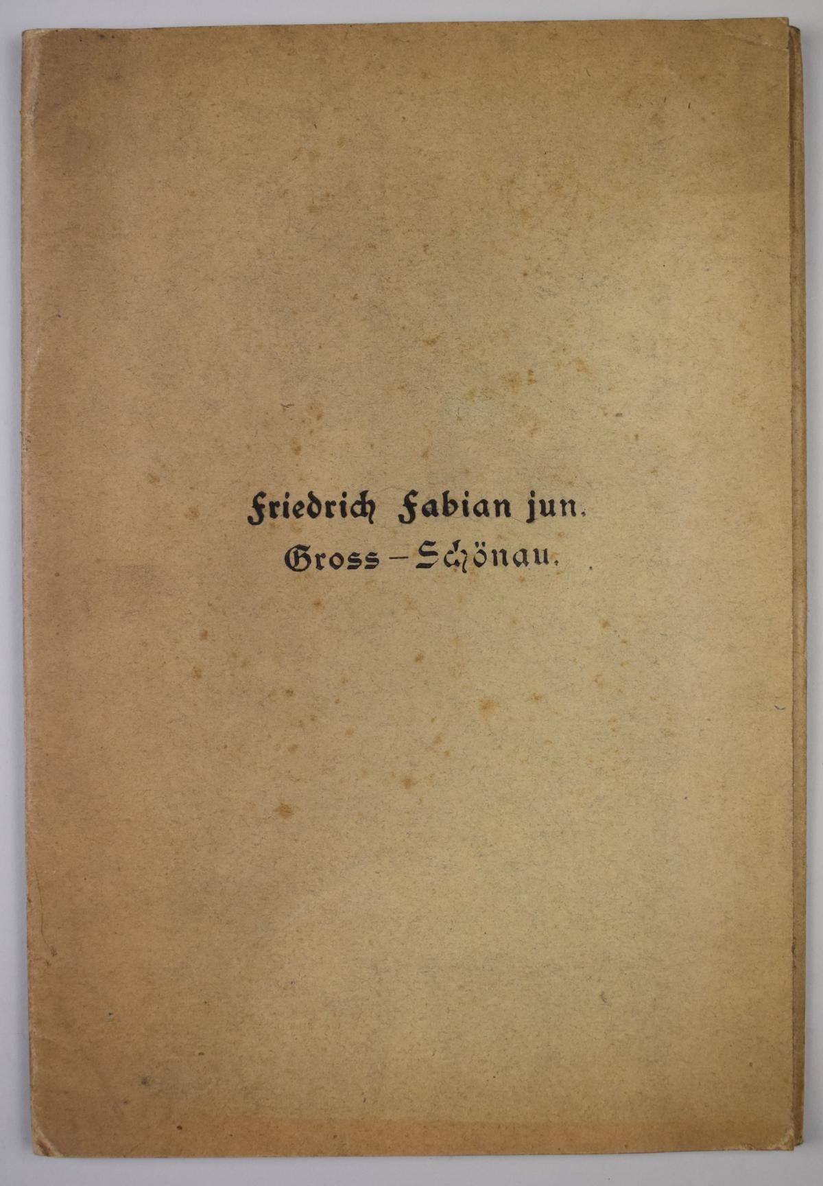 Musterbuch "Friedrich Fabian jun. Gross-Schönau" (Deutsches Damast- und Frottiermuseum CC BY-NC-SA)