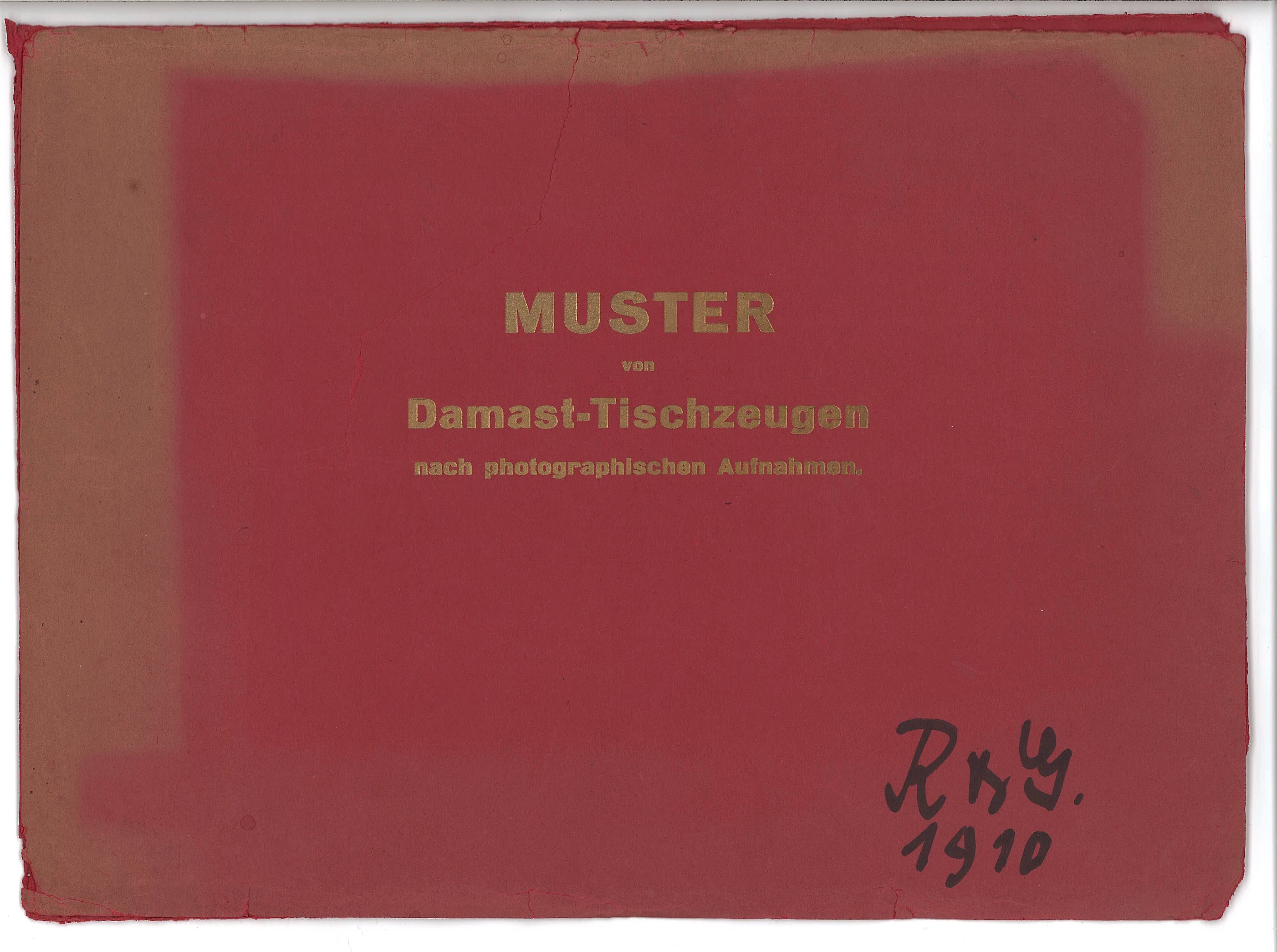 Muster von Damast-Tischzeugen (Deutsches Damast- und Frottiermuseum CC BY-NC-SA)