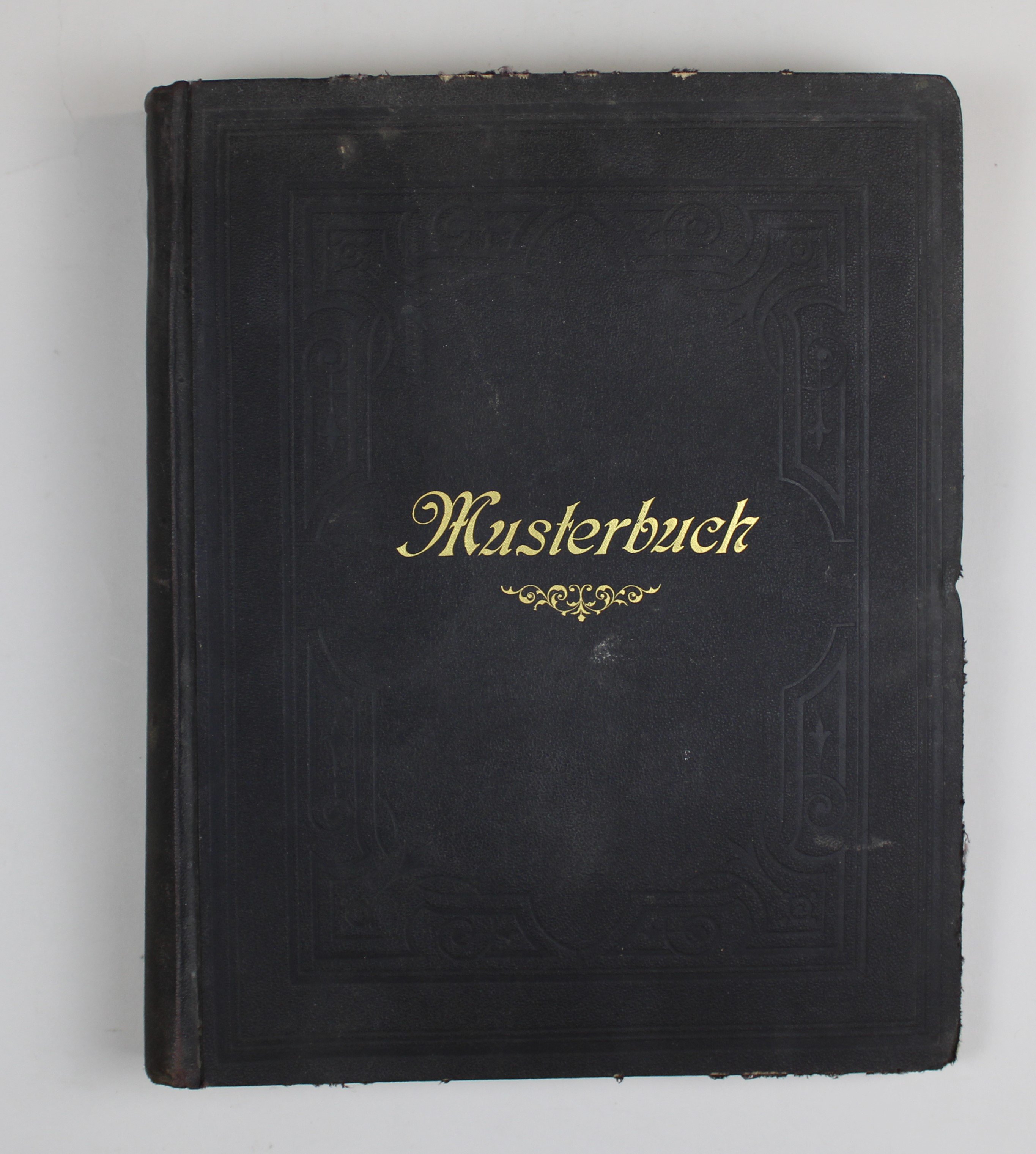 Ausbildungsbuch Musterzerlegen (Deutsches Damast- und Frottiermuseum CC BY-NC-SA)