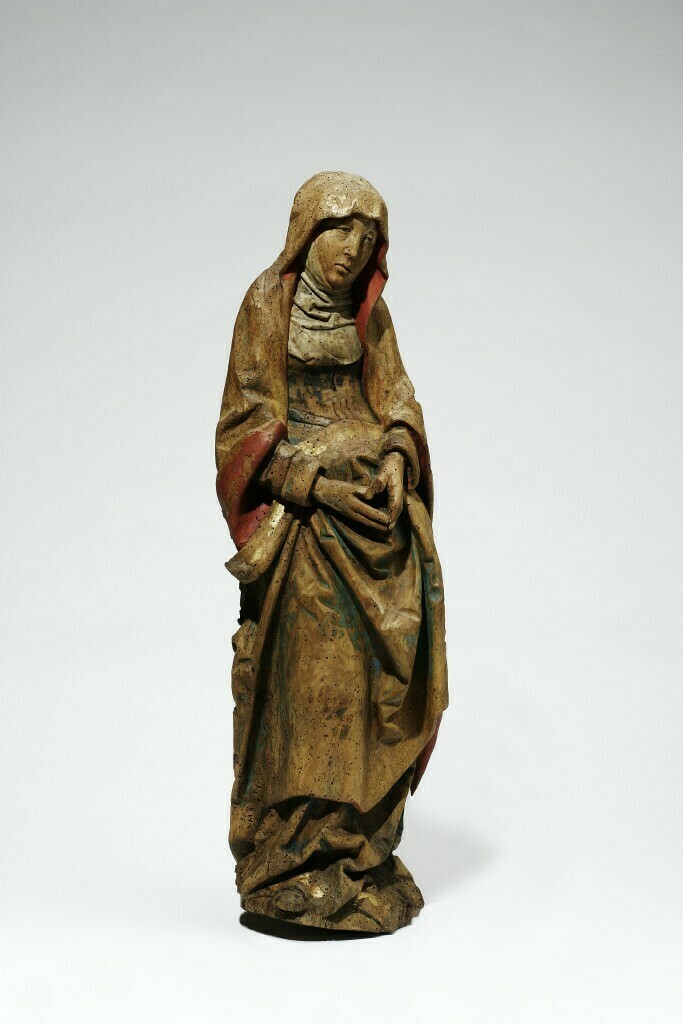 Trauernde Maria einer Kreuzigungsgruppe (GRASSI Museum für Angewandte Kunst, Leipzig CC BY-NC-SA)