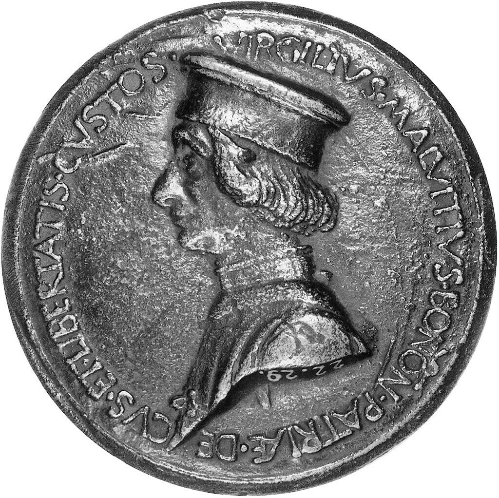 Medaille mit Virgilio Malvezzi (GRASSI Museum für Angewandte Kunst, Leipzig CC BY-NC-SA)