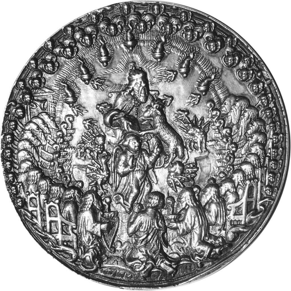 Medaille mit Szenen der Apokalypse (GRASSI Museum für Angewandte Kunst, Leipzig CC BY-NC-SA)