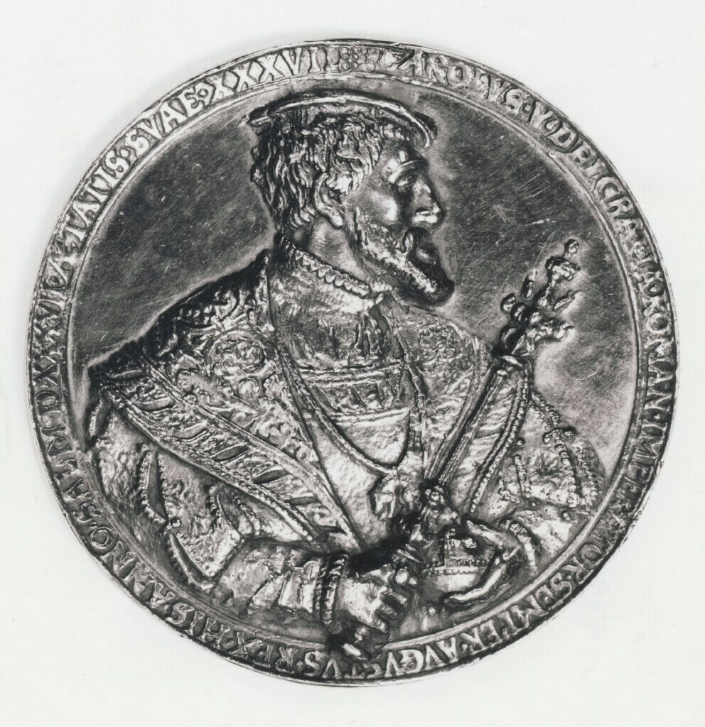 Medaille auf Karl V. (GRASSI Museum für Angewandte Kunst, Leipzig CC BY-NC-SA)