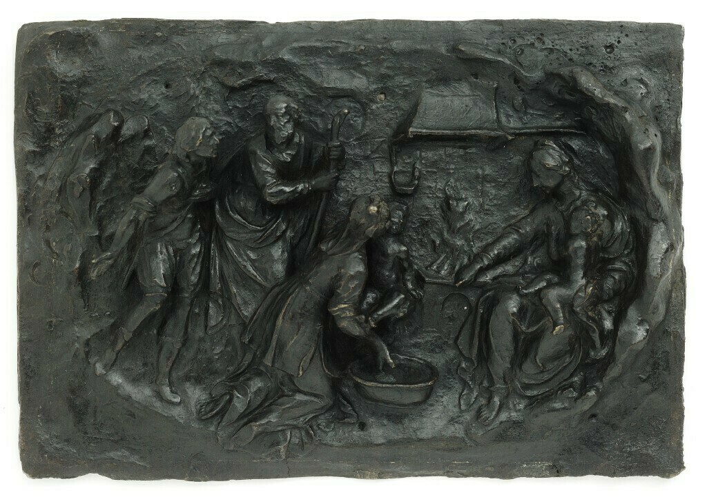 Reliefplatte mit Heilung des Banditenkindes (GRASSI Museum für Angewandte Kunst, Leipzig CC BY-NC-SA)
