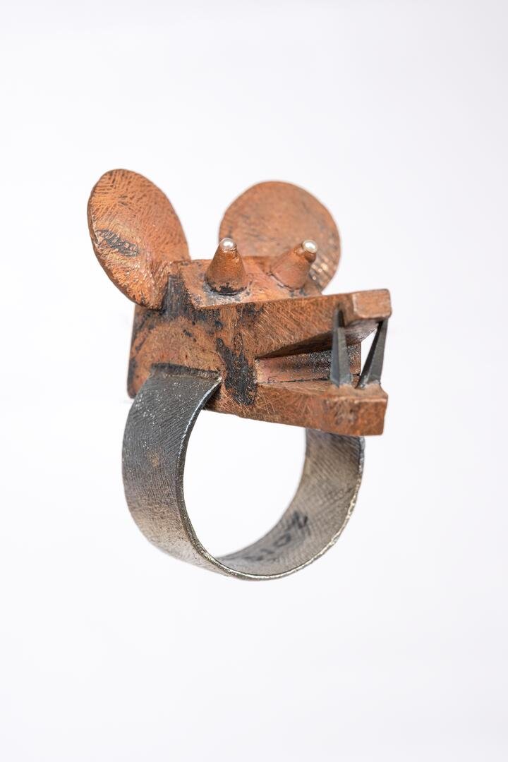 Ring / Objekt "Tierkopf" (Alle Rechte: GRASSI Museum für Angewandte Kunst, Leipzig. Felix Bielmeier CC BY-NC-SA)