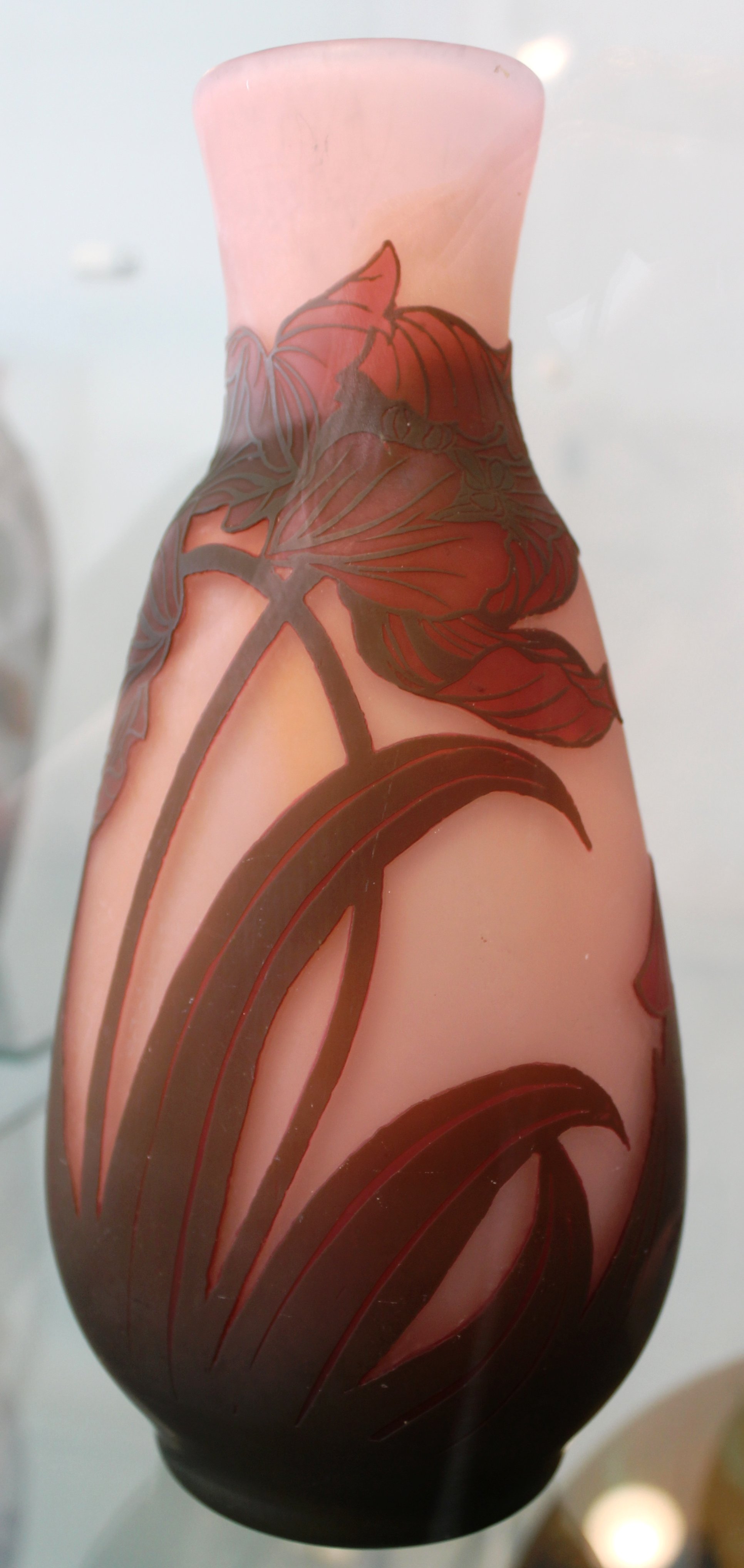 Vase Gartentulpe (Glasmuseum Weißwasser CC BY-NC-SA)