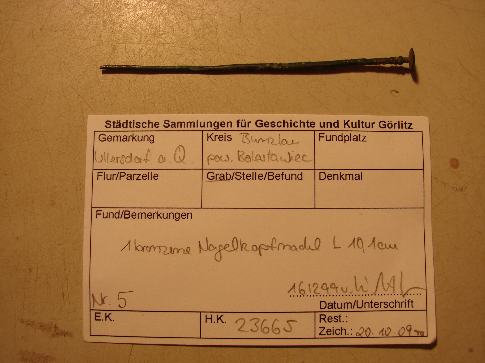 Schmucknadel (Kulturhistorisches Museum Görlitz CC BY-NC-SA)