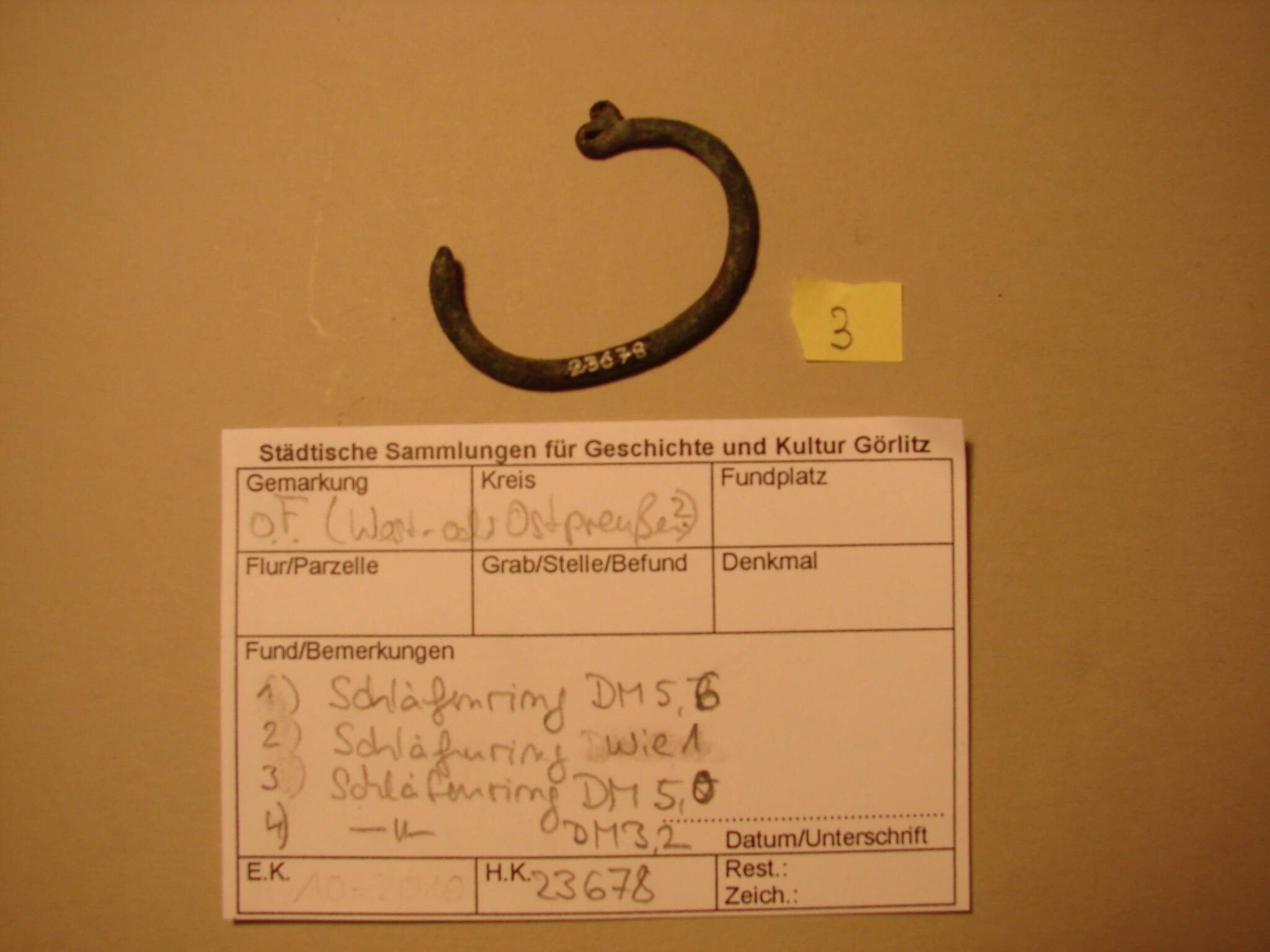 Schläfenring (Kulturhistorisches Museum Görlitz CC BY-NC-SA)