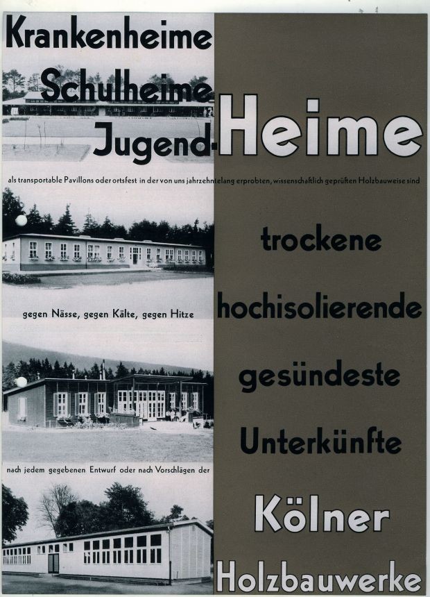 Krankenheime, Schulheime und Jugendheime (Museum Niesky Forum Konrad-Wachsmann-Haus CC BY-NC-ND)