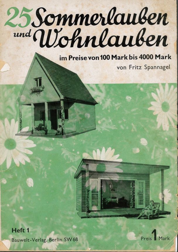 Spannagel "Sommerlauben" 1939 (Museum Niesky Forum Konrad-Wachsmann-Haus CC BY-NC-ND)