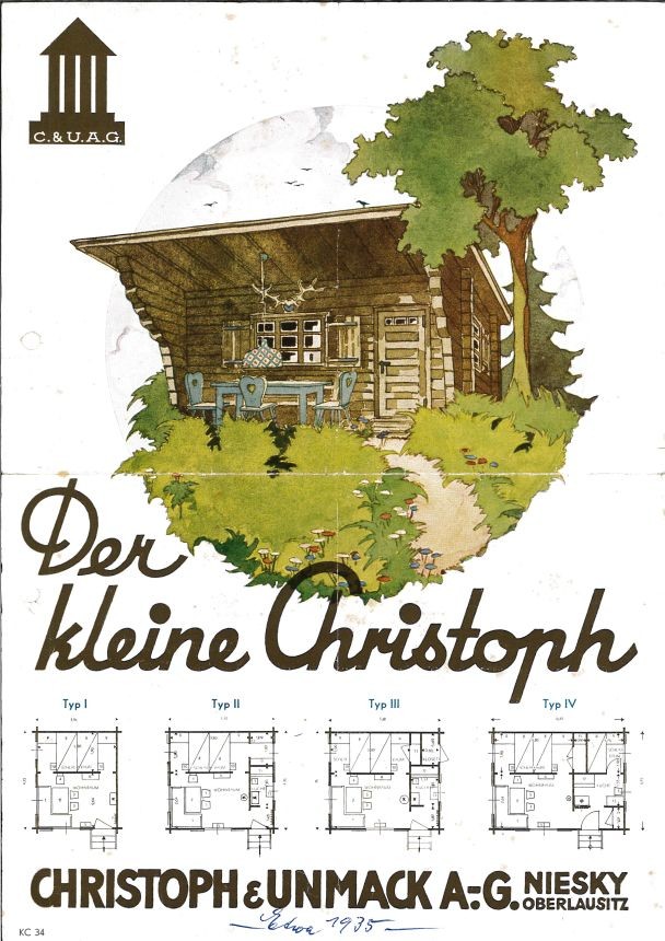 Werbeblatt "Der kleine Christoph" (Museum Niesky Forum Konrad-Wachsmann-Haus CC BY-NC-ND)