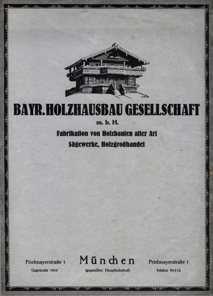 Bayr. Holzhausbau Gesellschaft (Museum Niesky Forum Konrad-Wachsmann-Haus CC BY-NC-ND)