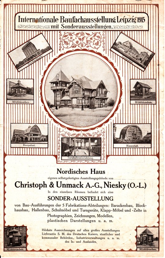 Internationale Baufachausstellung 1913 (Museum Niesky Forum Konrad-Wachsmann-Haus CC BY-NC-ND)
