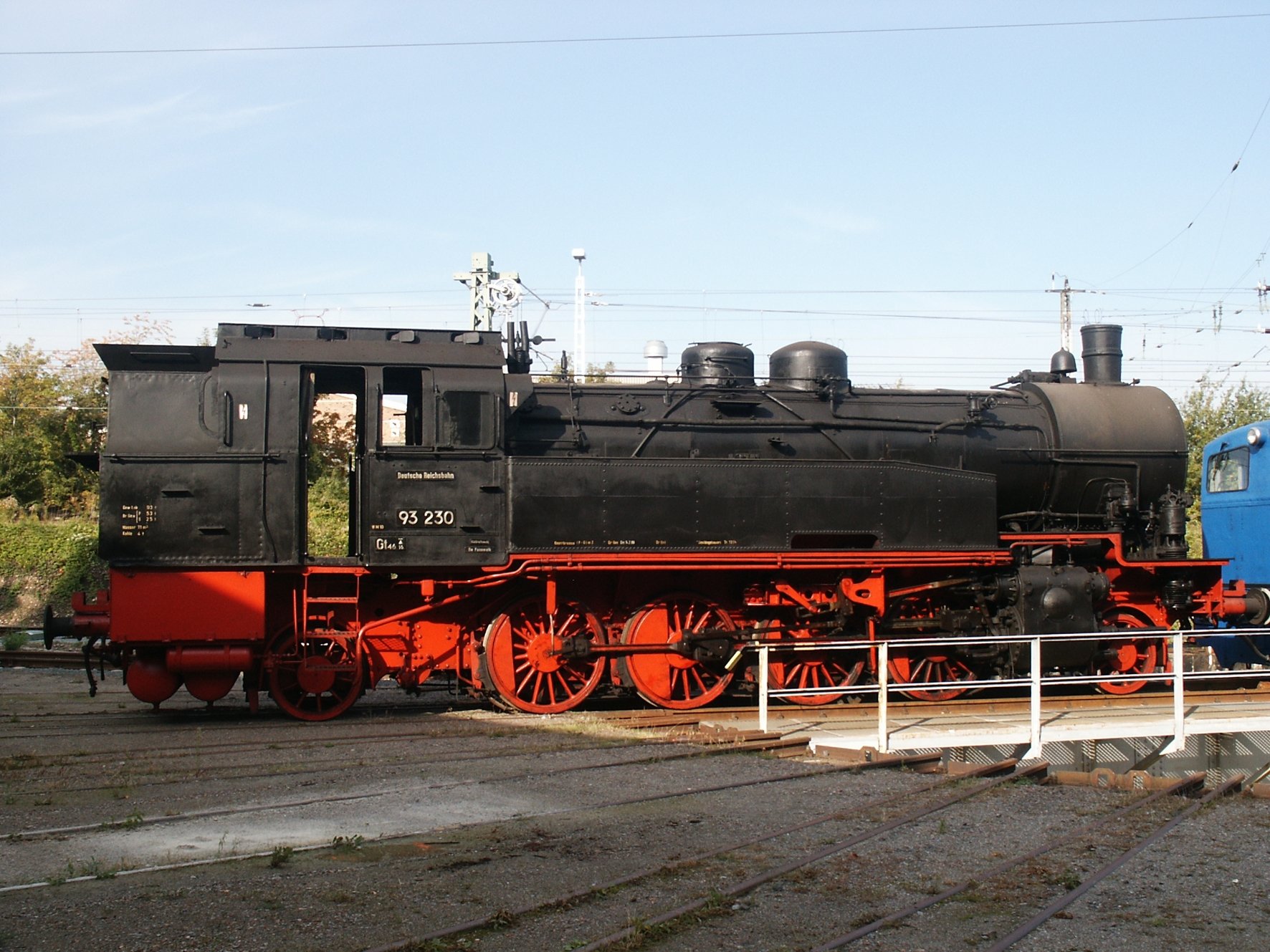Dampflokomotive 93 230 (Verkehrsmuseum Dresden CC BY-NC-SA)