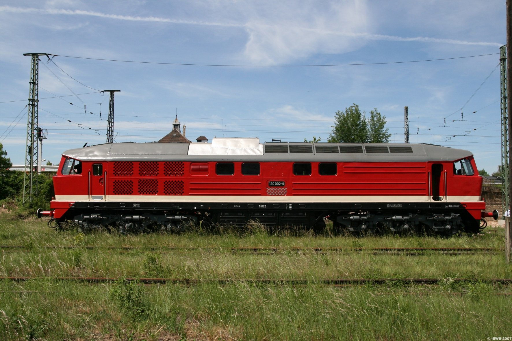 Diesellokomotive 130 002-9 (V 300 002) (Verkehrsmuseum Dresden CC BY-NC-SA)