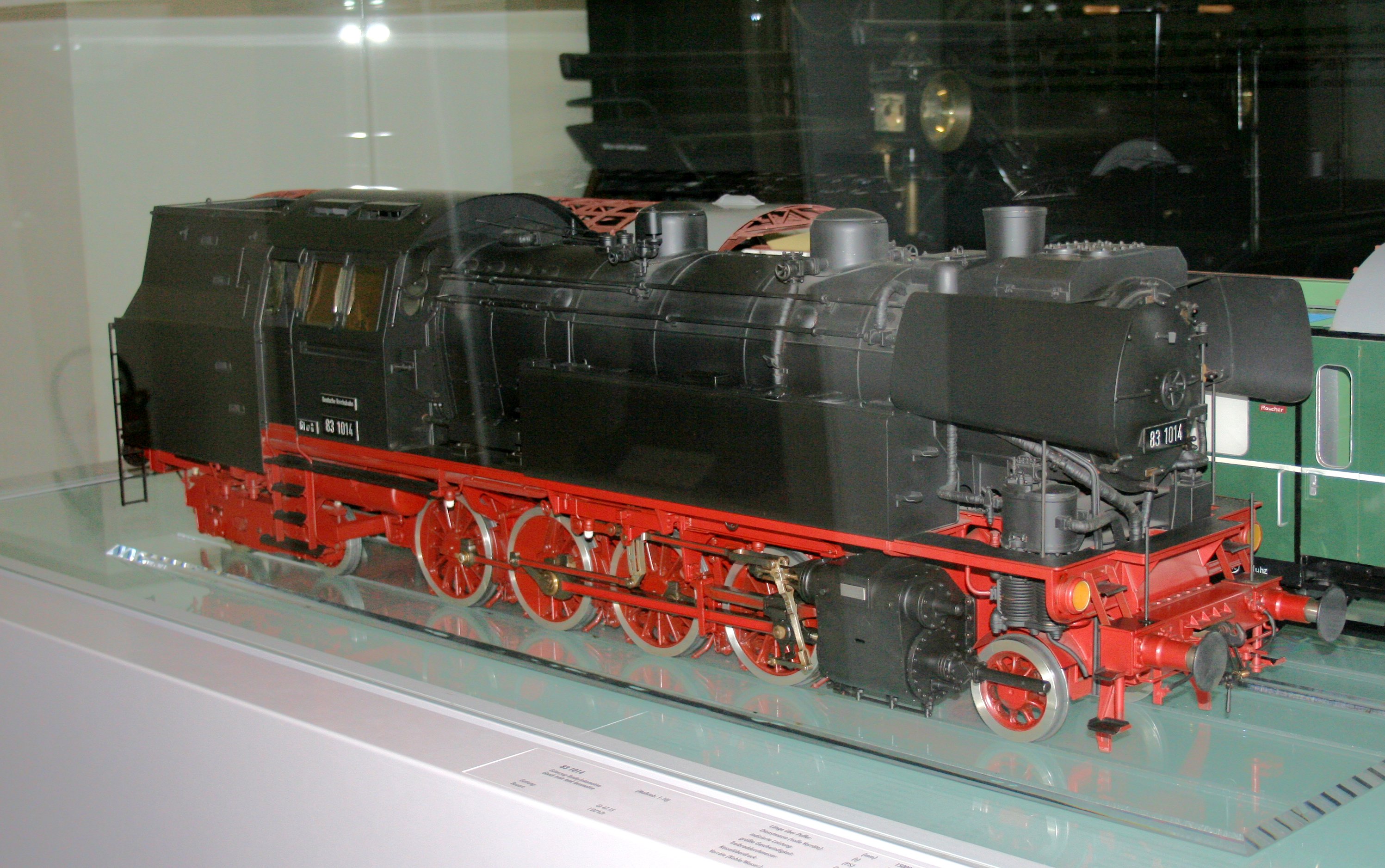 Dampflokomotive 83 1014 (Verkehrsmuseum Dresden CC BY-NC-SA)