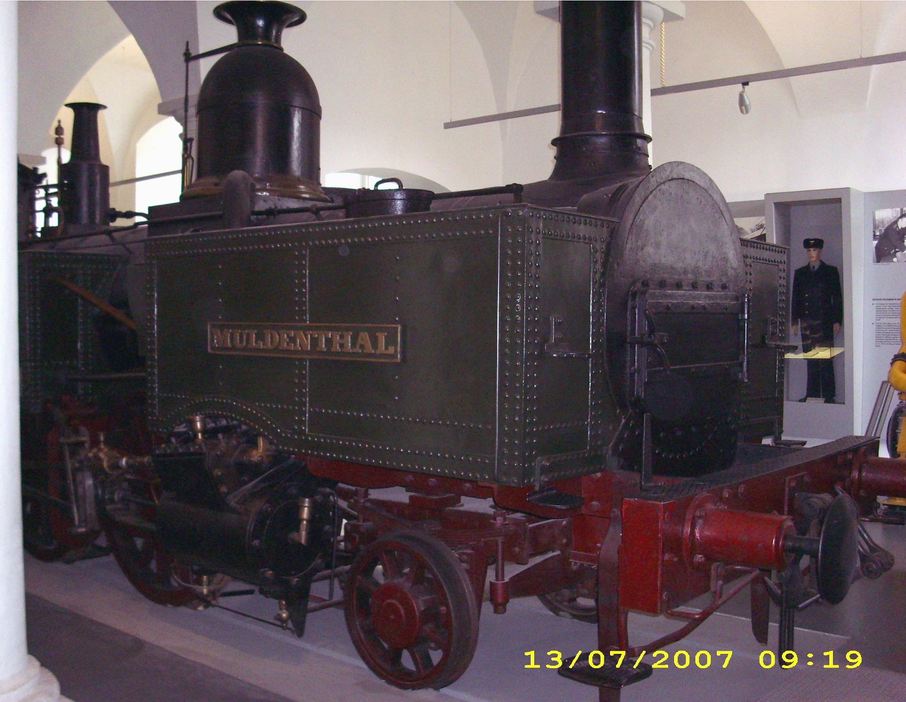 Dampflokomotive "Muldenthal" (Verkehrsmuseum Dresden CC BY-NC-SA)