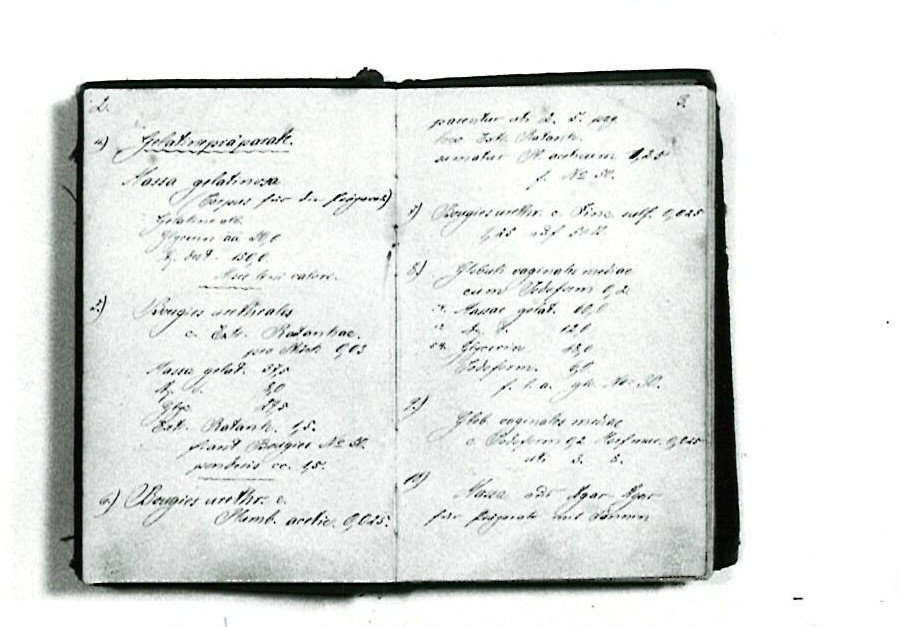 Manuale. Handschriftliches Arzneimittelbuch (Heimatmuseum Dohna CC BY-NC-SA)