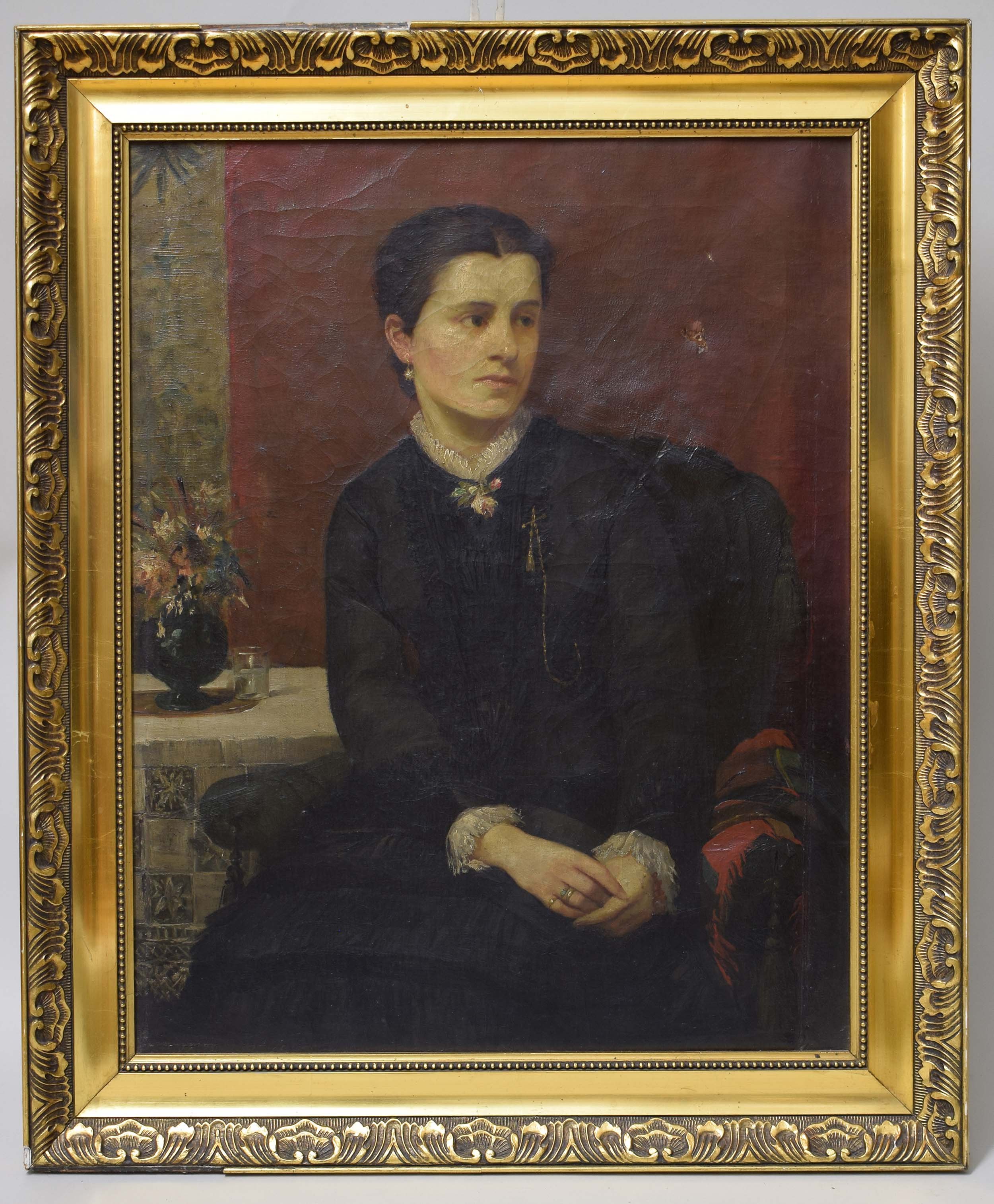 Damenbildnis der Gertrud Völcker (Heimatmuseum Dohna CC BY-NC-SA)