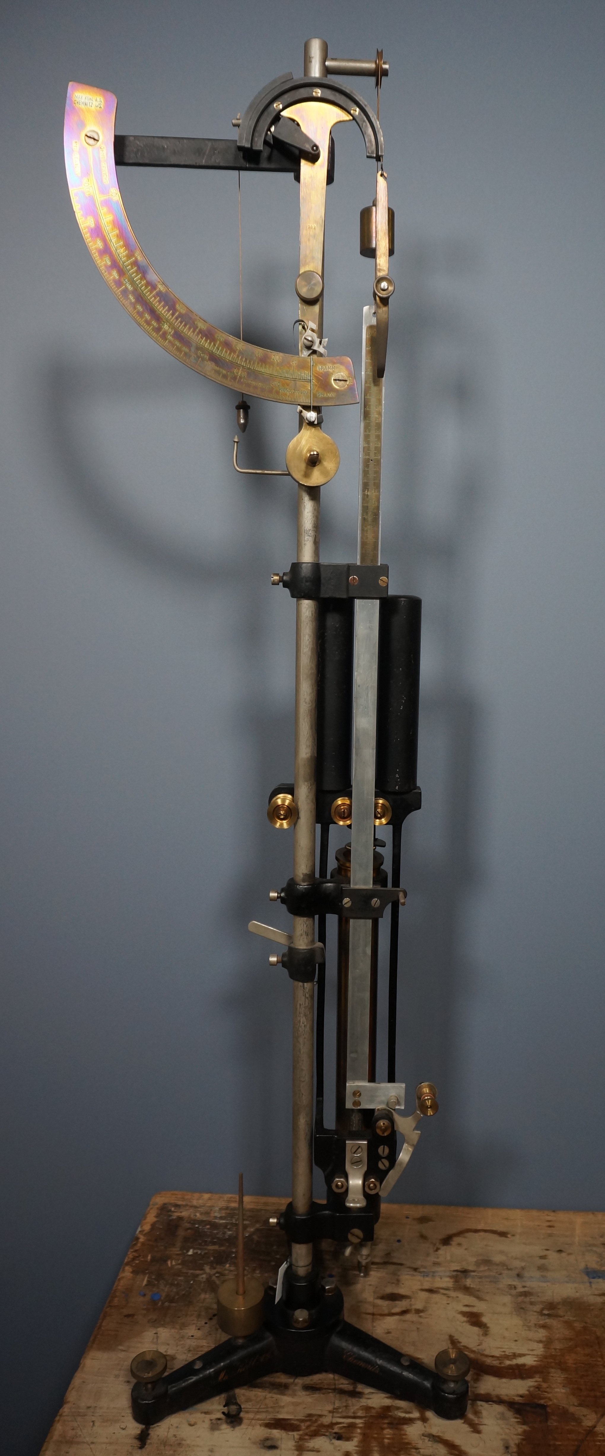 Selbsttätiger Garnfestigkeitsprüfer Modell 5192 (Historische Schauweberei Braunsdorf CC BY-NC-SA)