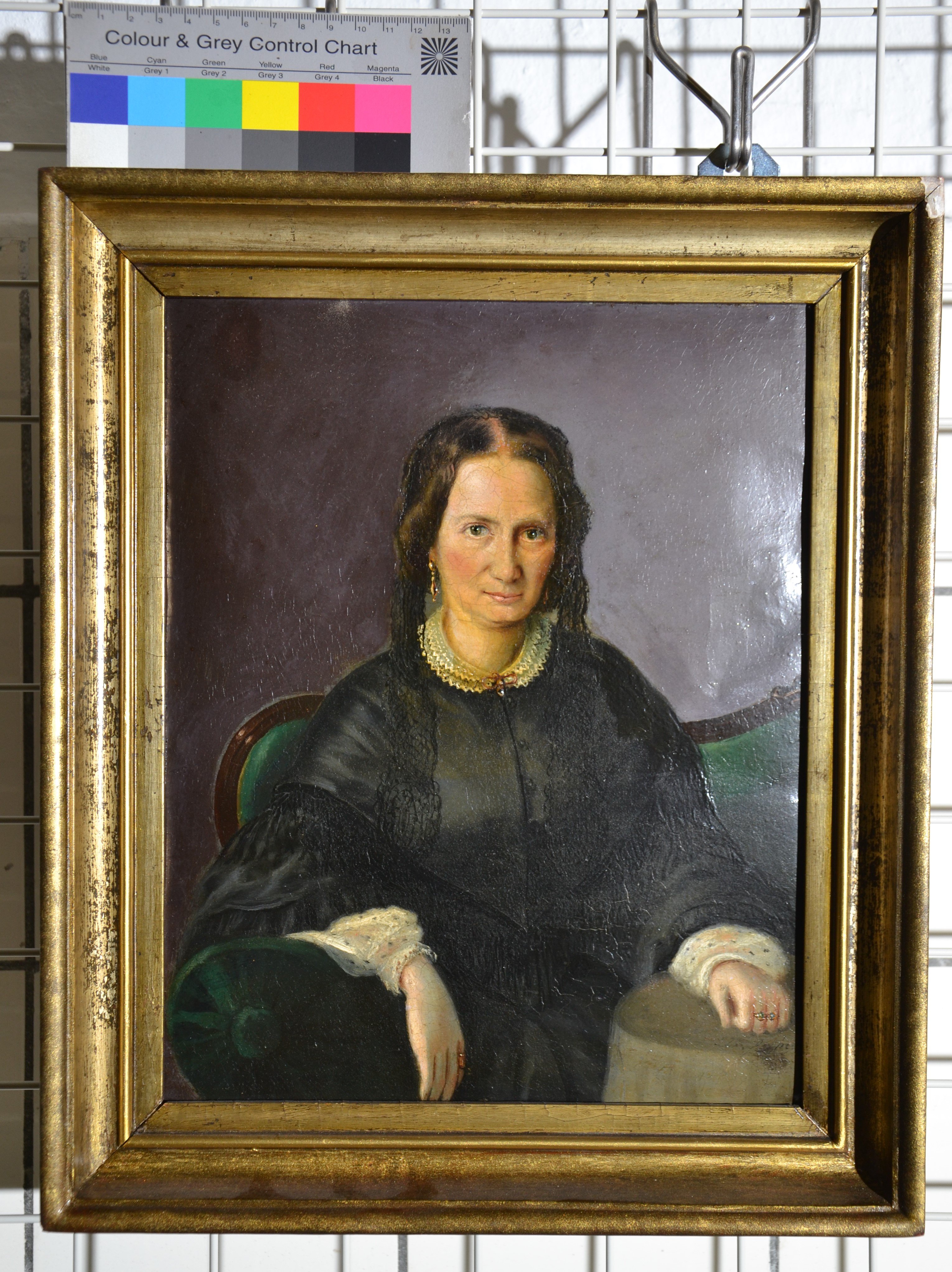 Frauenporträt Minna Kloch (Museum Alte Lateinschule CC BY-NC-SA)