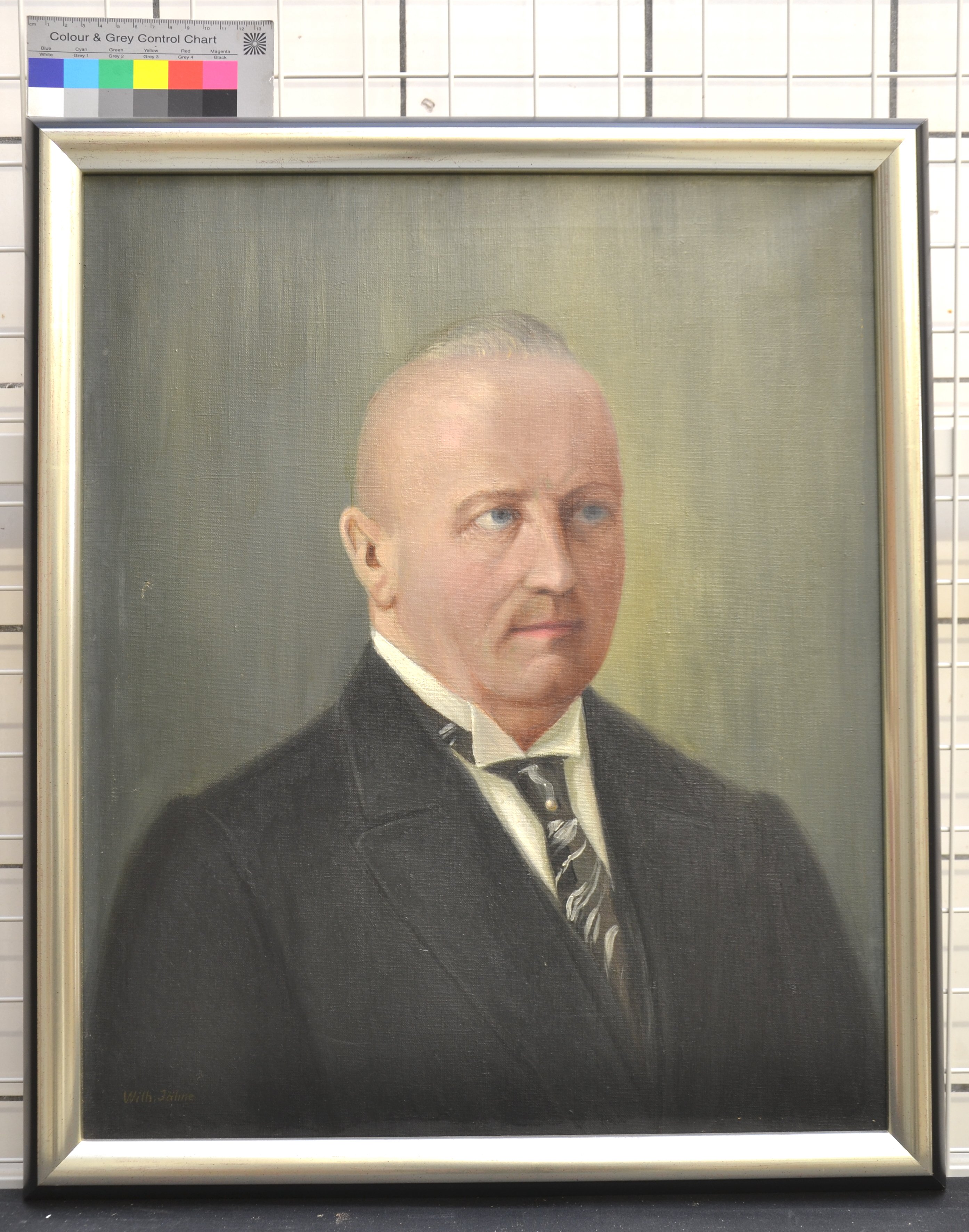 Porträt des Großenhainer Bürgermeisters Max Hotop (Museum Alte Lateinschule CC BY-NC-SA)