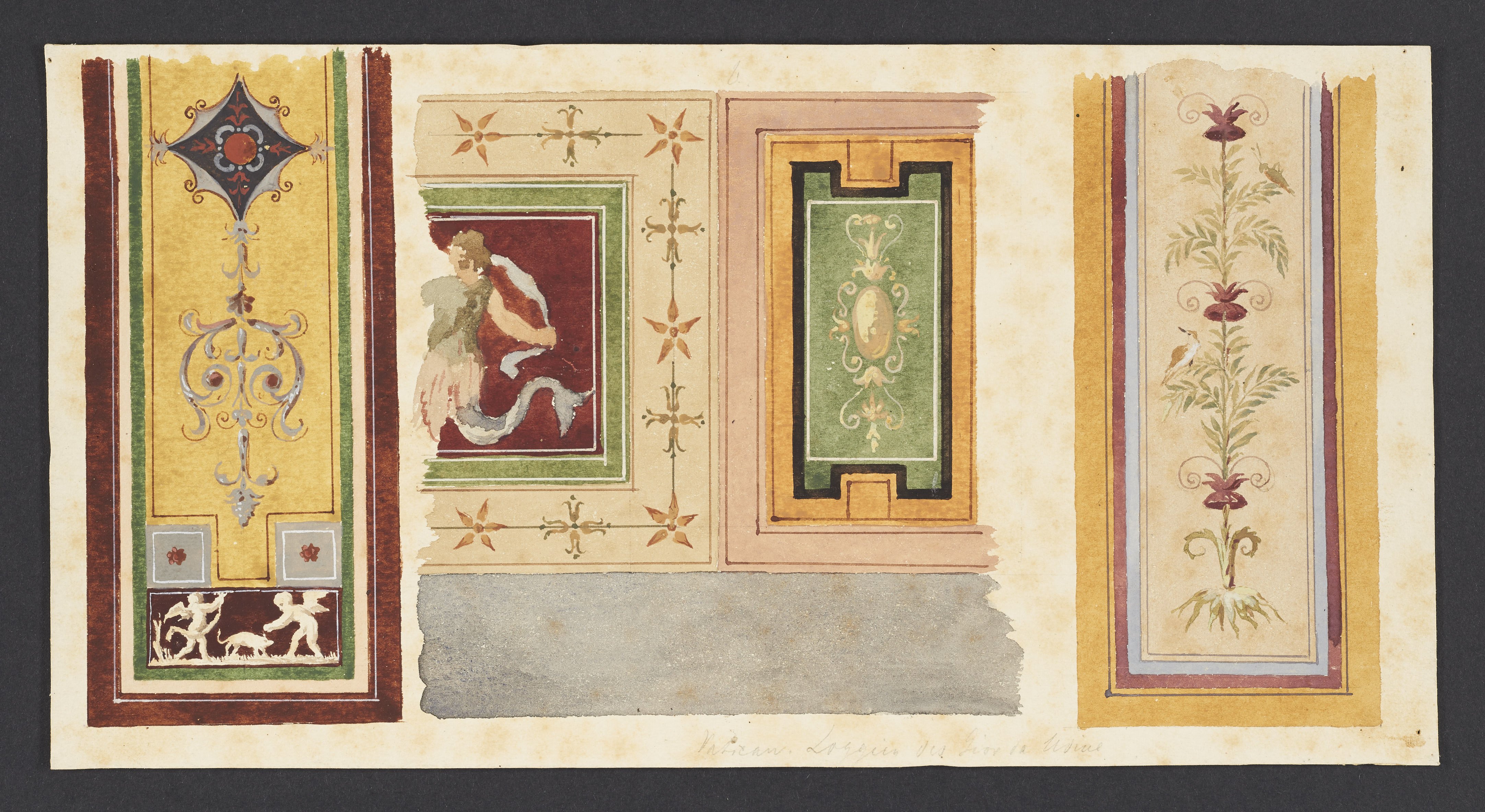 Deckenfresken und Details in den Loggien des Vatikan in Rom (Museum Naturalienkabinett Waldenburg CC BY-NC-SA)