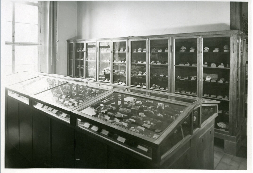 Mineraliensammlung im Historischen Naturalienkabinett (Museum - Naturalienkabinett Waldenburg CC BY-NC-SA)