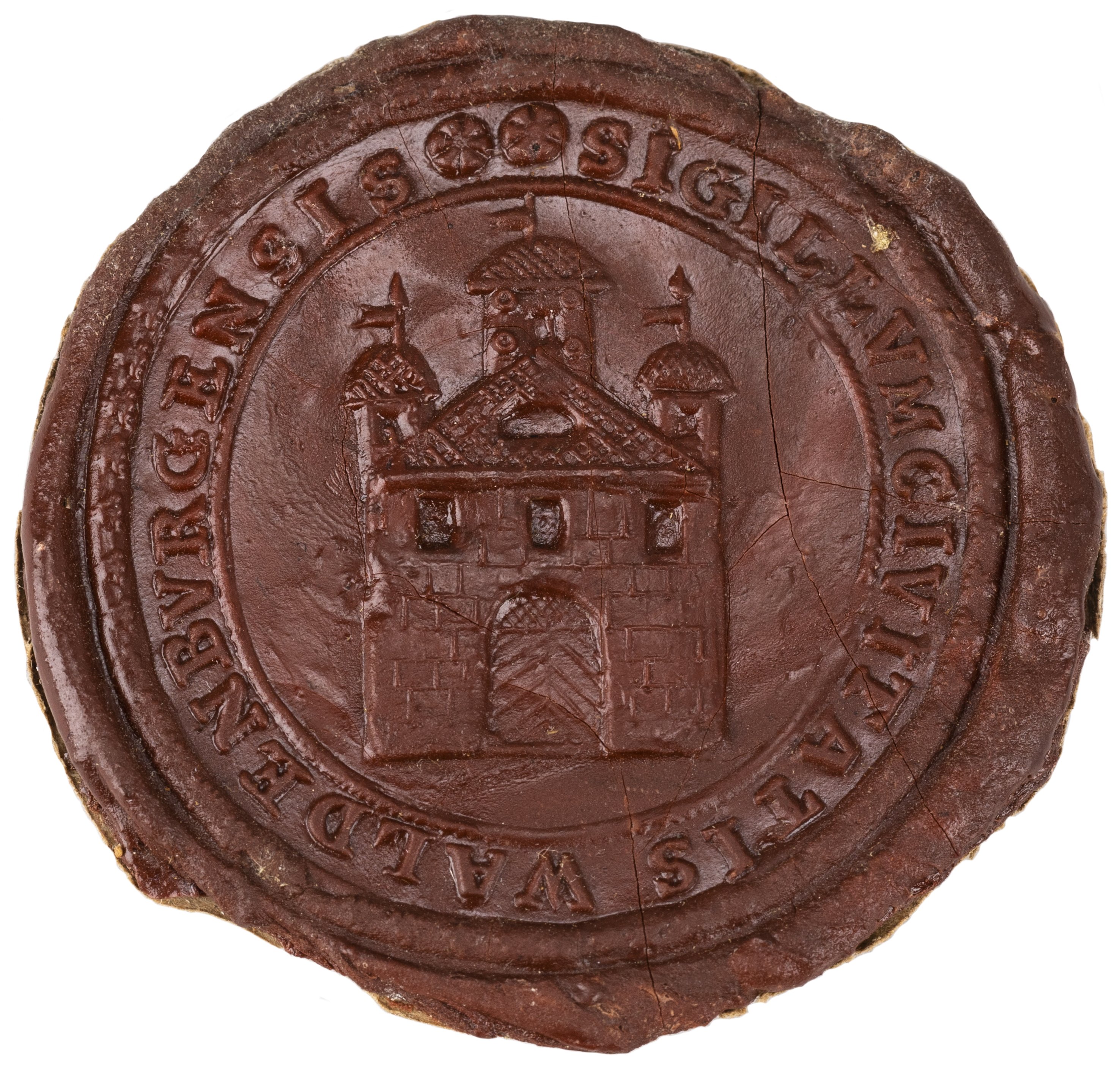 Siegelabdruck des Waldenburger Wappens (Museum - Naturalienkabinett Waldenburg CC BY-NC-SA)
