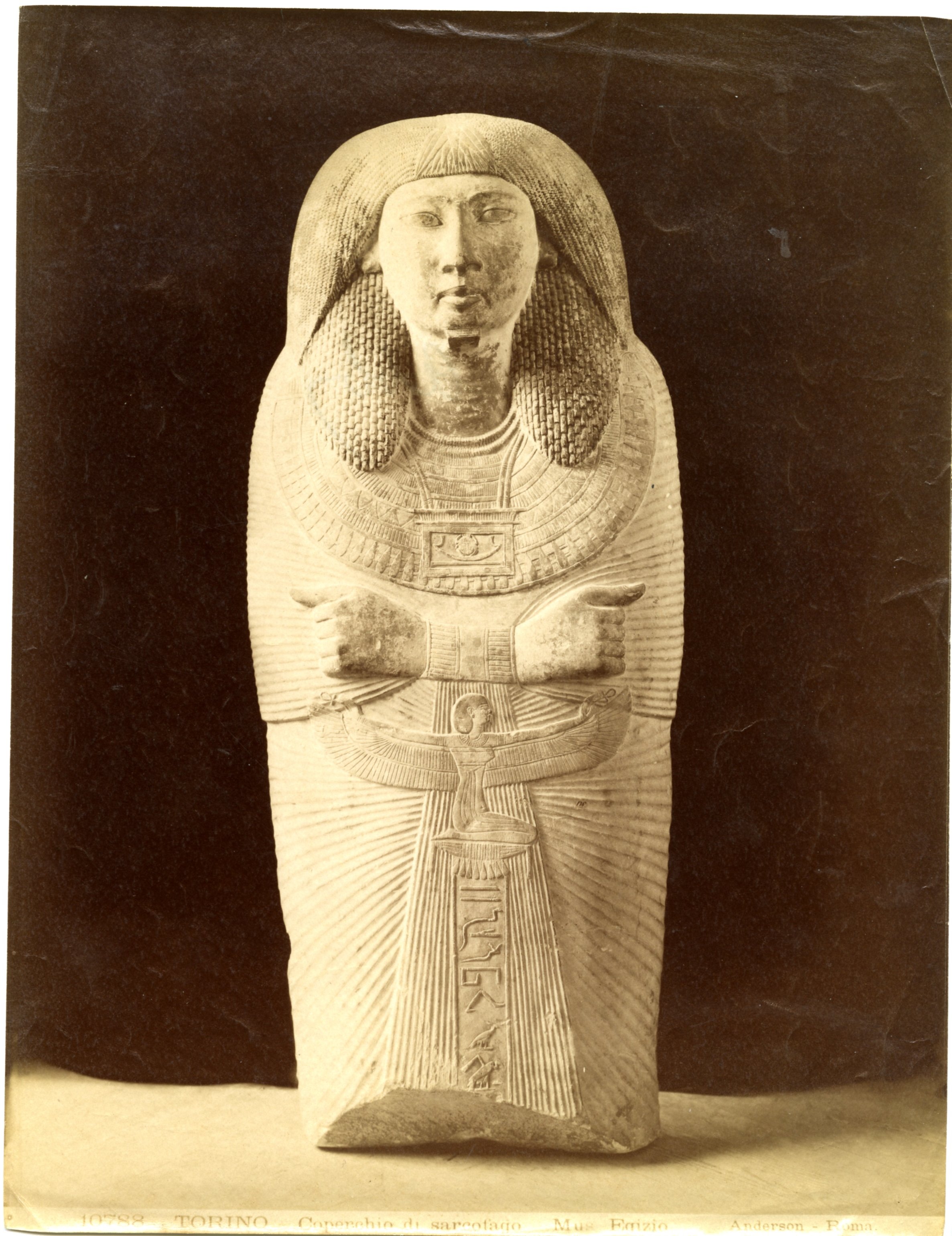 Kopie eines ägyptischen Sarkophags (Museum Naturalienkabinett Waldenburg CC BY-NC-SA)