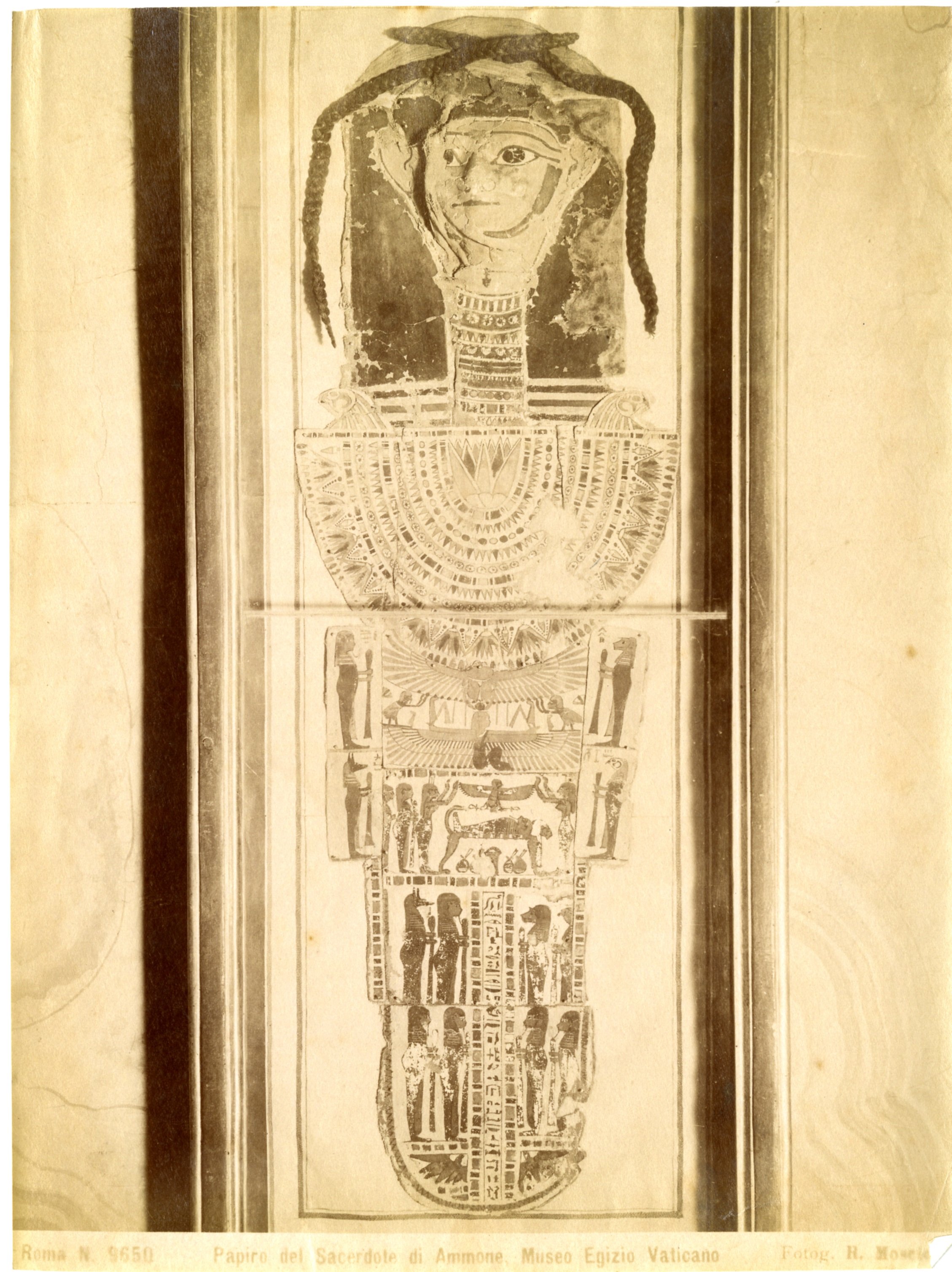 Sarg einer ägyptischen Mumie (Museum Naturalienkabinett Waldenburg CC BY-NC-SA)