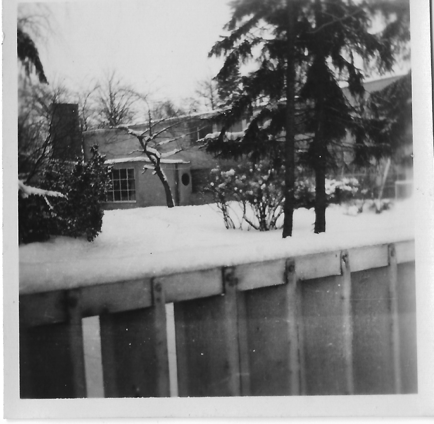Fotografie: Außenansicht im Winter Schnee (Haus Schminke RR-F)