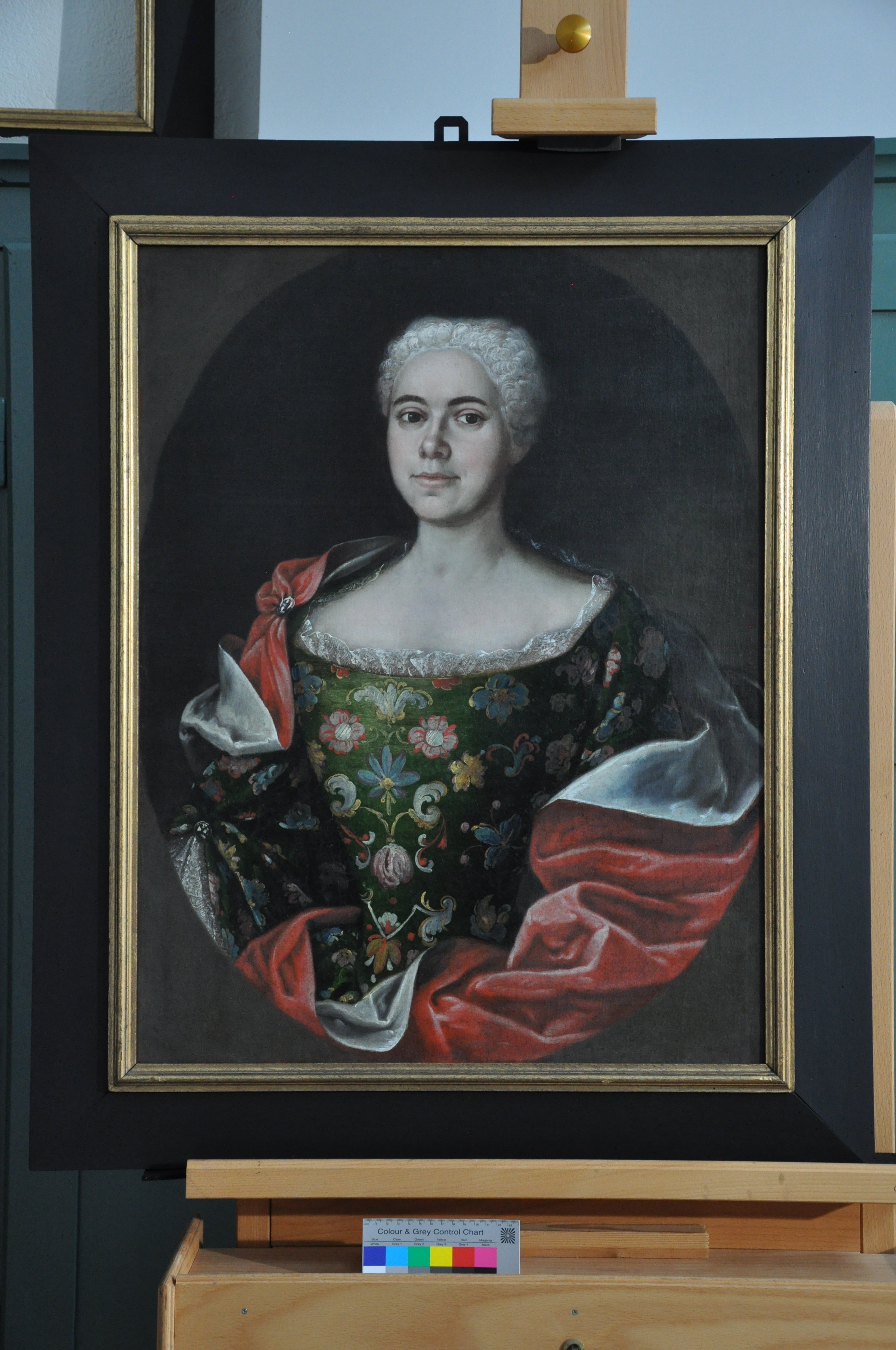Ölgemälde "Porträt einer unbekannten Frau" (Städtische Museen Zittau CC BY-NC-SA)