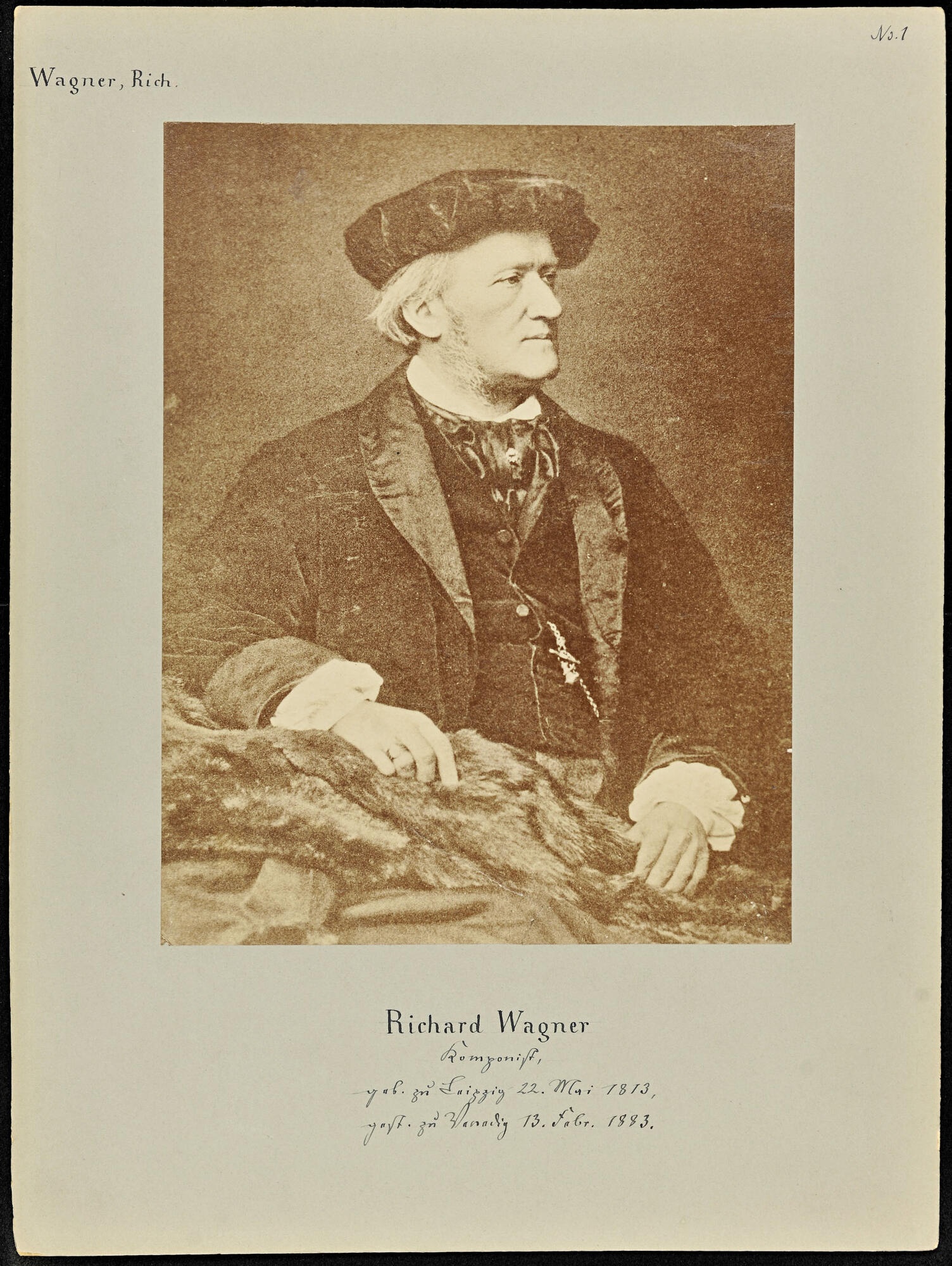 Tafel 1946, Richard Wagner (Stadtmuseum Dresden RR-F)