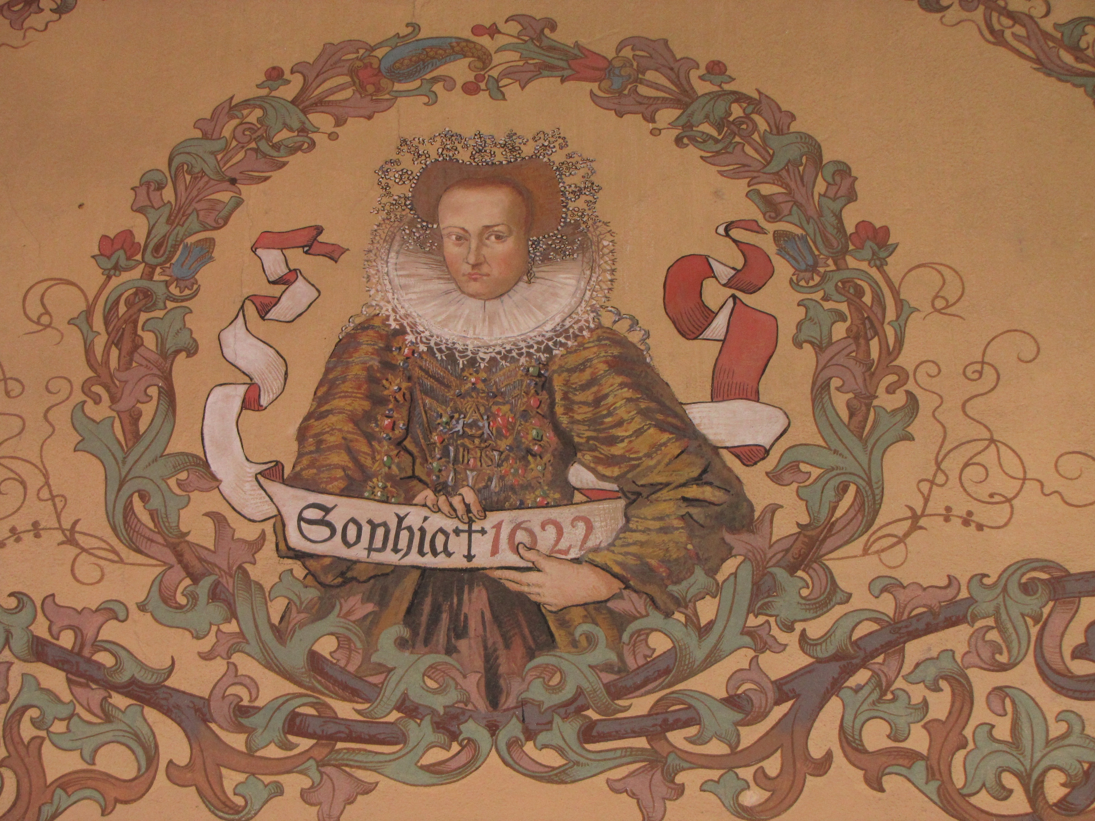 Wandbild:
"Sophia (gest. 1622)" (SBG gGmbH CC BY-NC-SA)