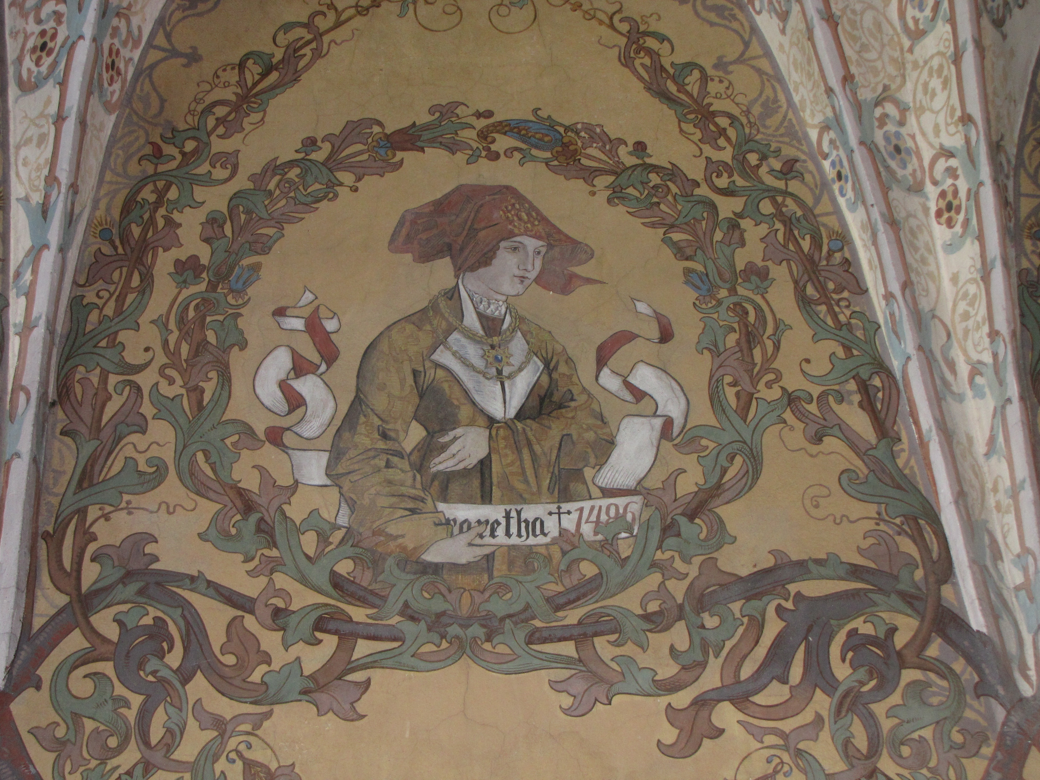 Wandbild:
"Margaretha (gest. 1486)" (SBG gGmbH CC BY-NC-SA)