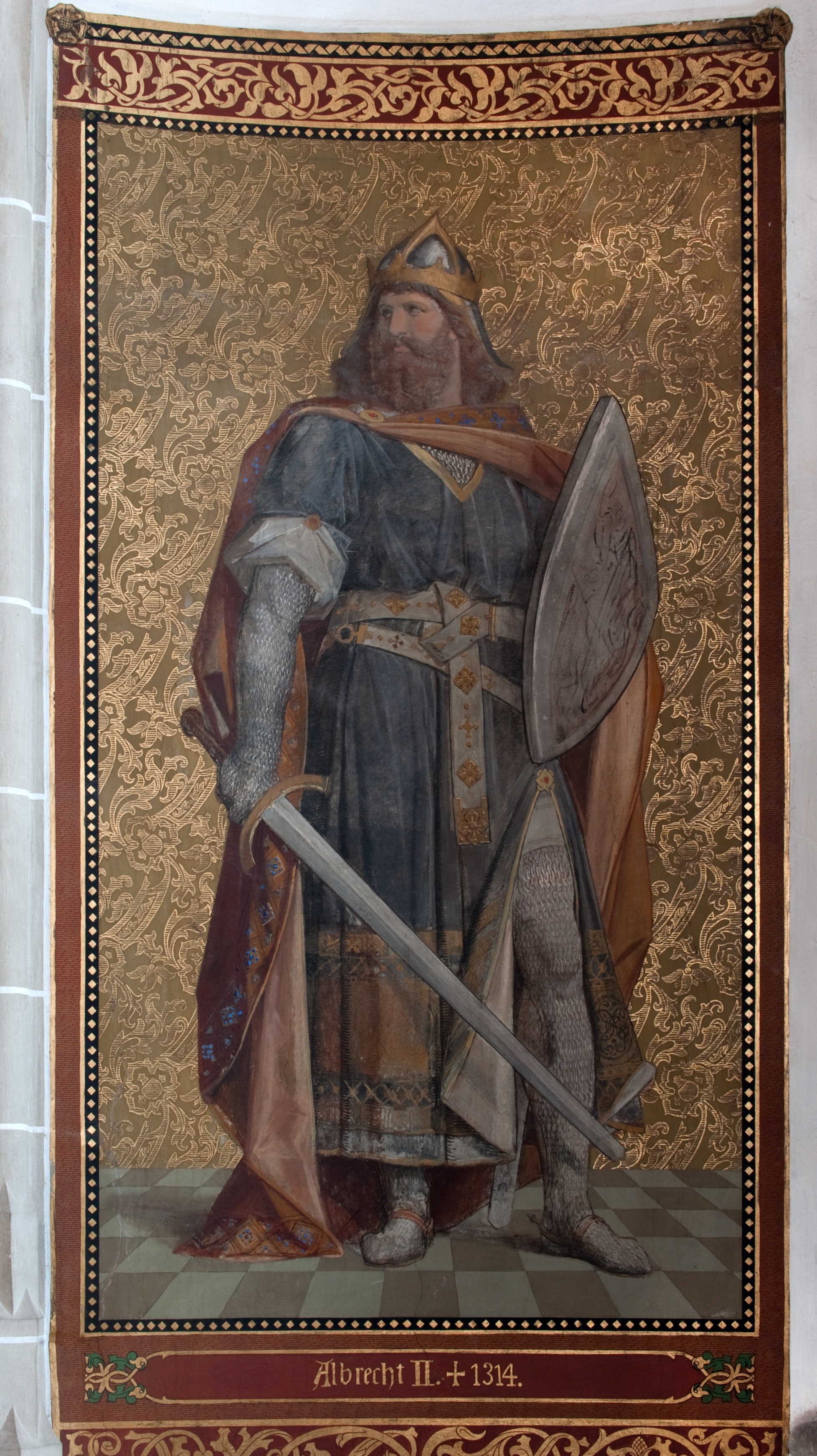 Wandbild:
"Albrecht II. (der Entartete)" (SBG gGmbH CC BY-NC-SA)
